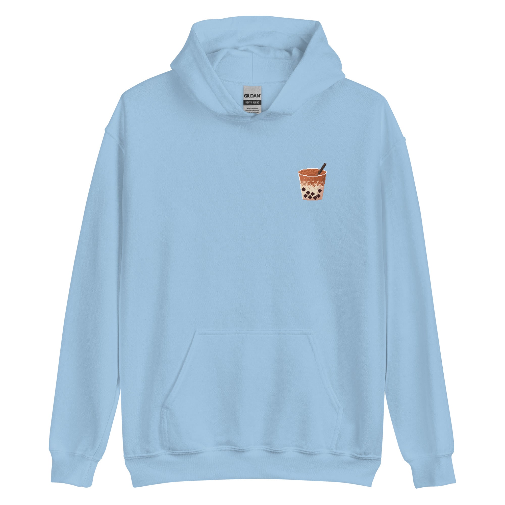 Pixel Boba | Unisex Hoodie | Cozy Gamer Threads and Thistles Inventory Light Blue S