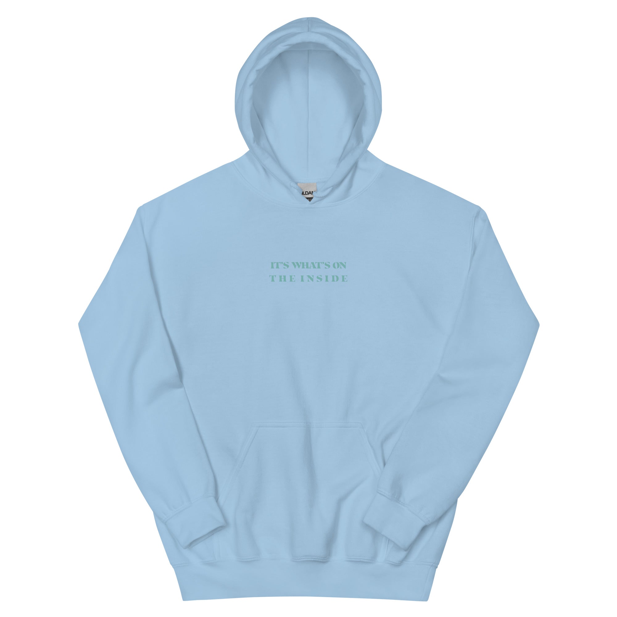 On The Inside | Unisex Hoodie Hoodie Threads and Thistles Inventory Light Blue S