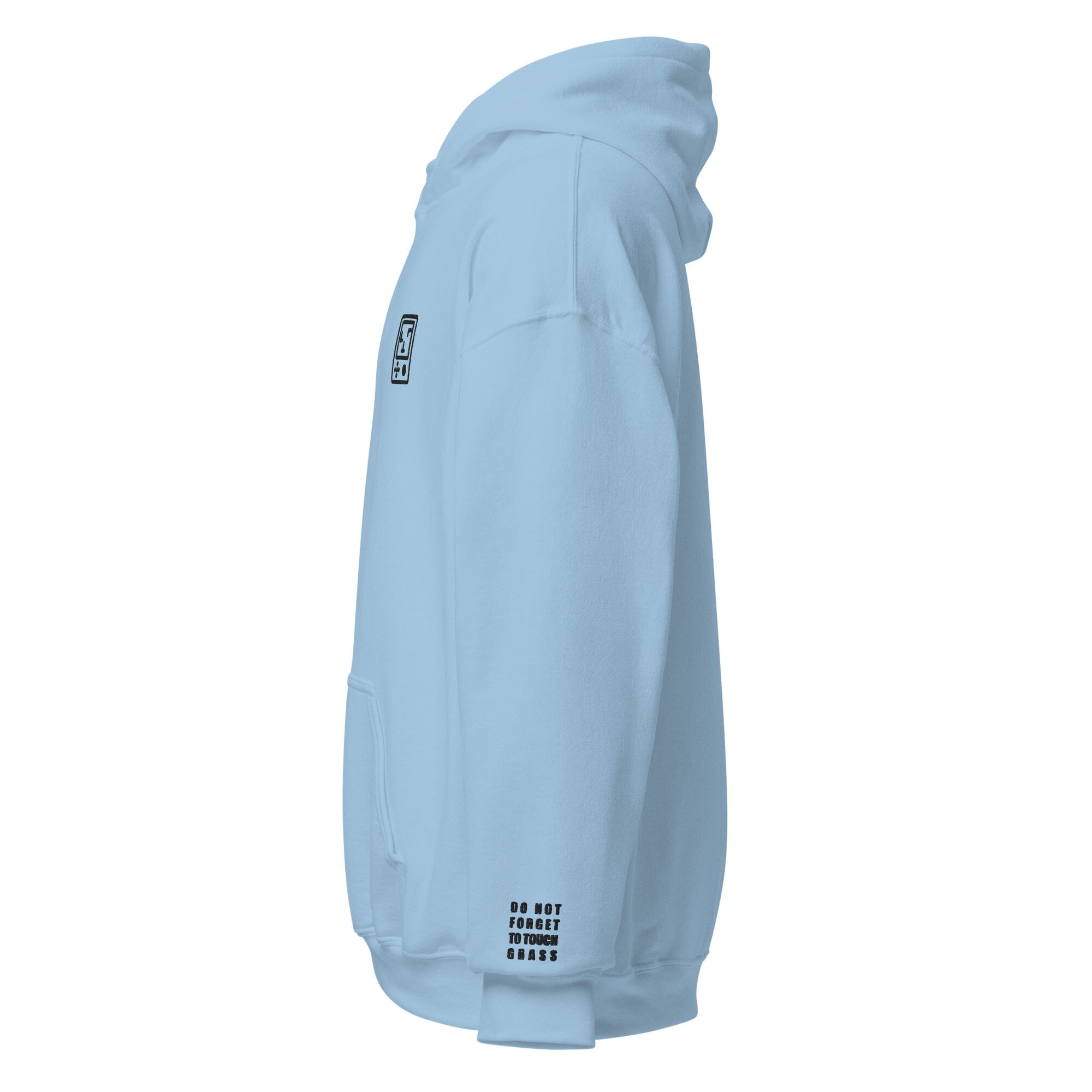 Touch Grass | Embroidered Unisex Hoodie | Gamer Affirmations Threads & Thistles Inventory