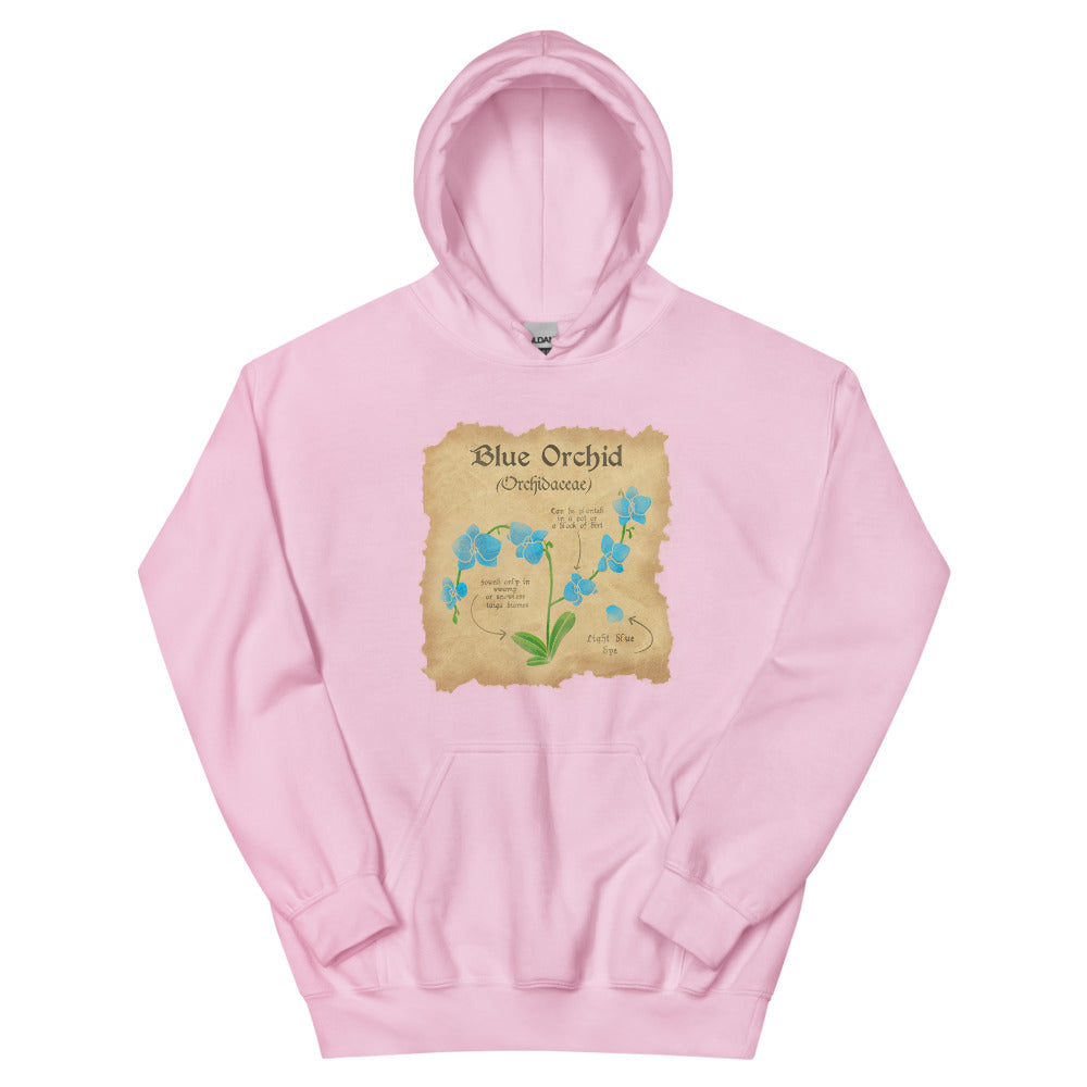 Blue Orchid | Unisex Hoodie | Minecraft Threads and Thistles Inventory Light Pink S