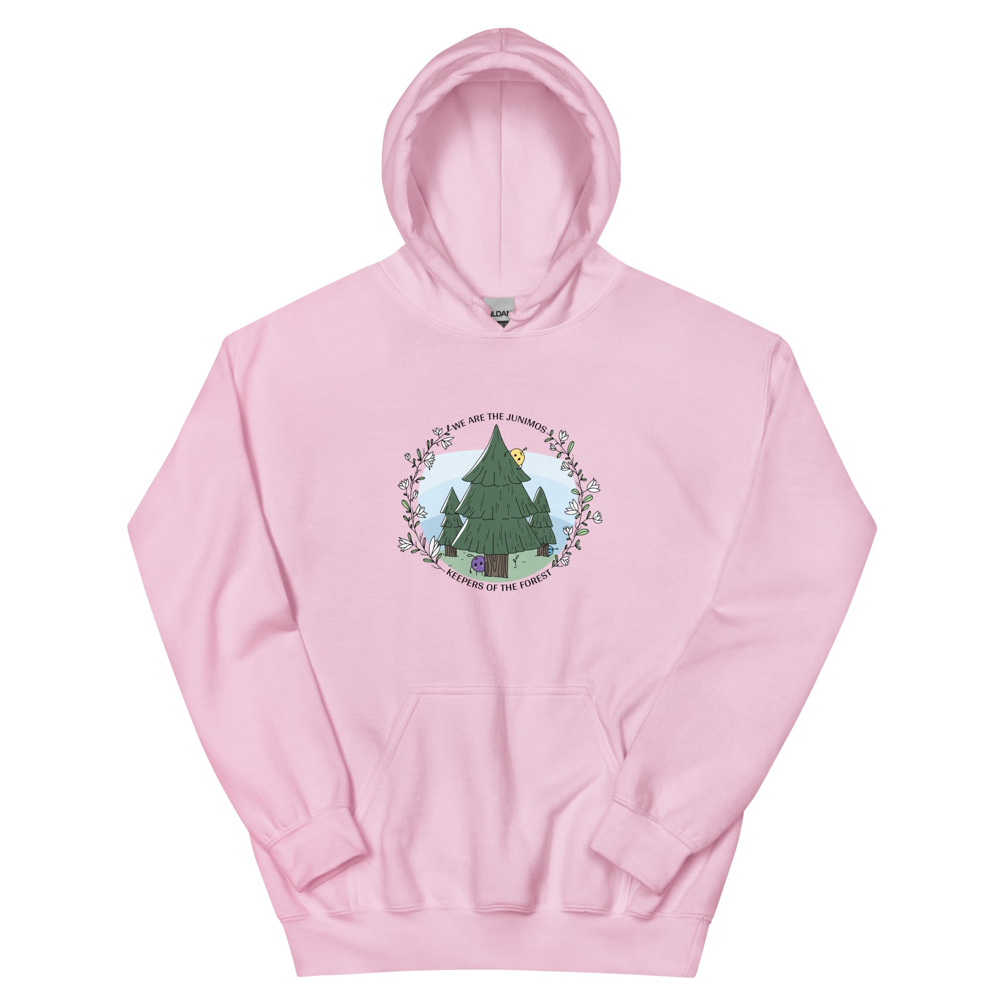 Junimo | Unisex Hoodie | Stardew Valley Threads and Thistles Inventory Light Pink S