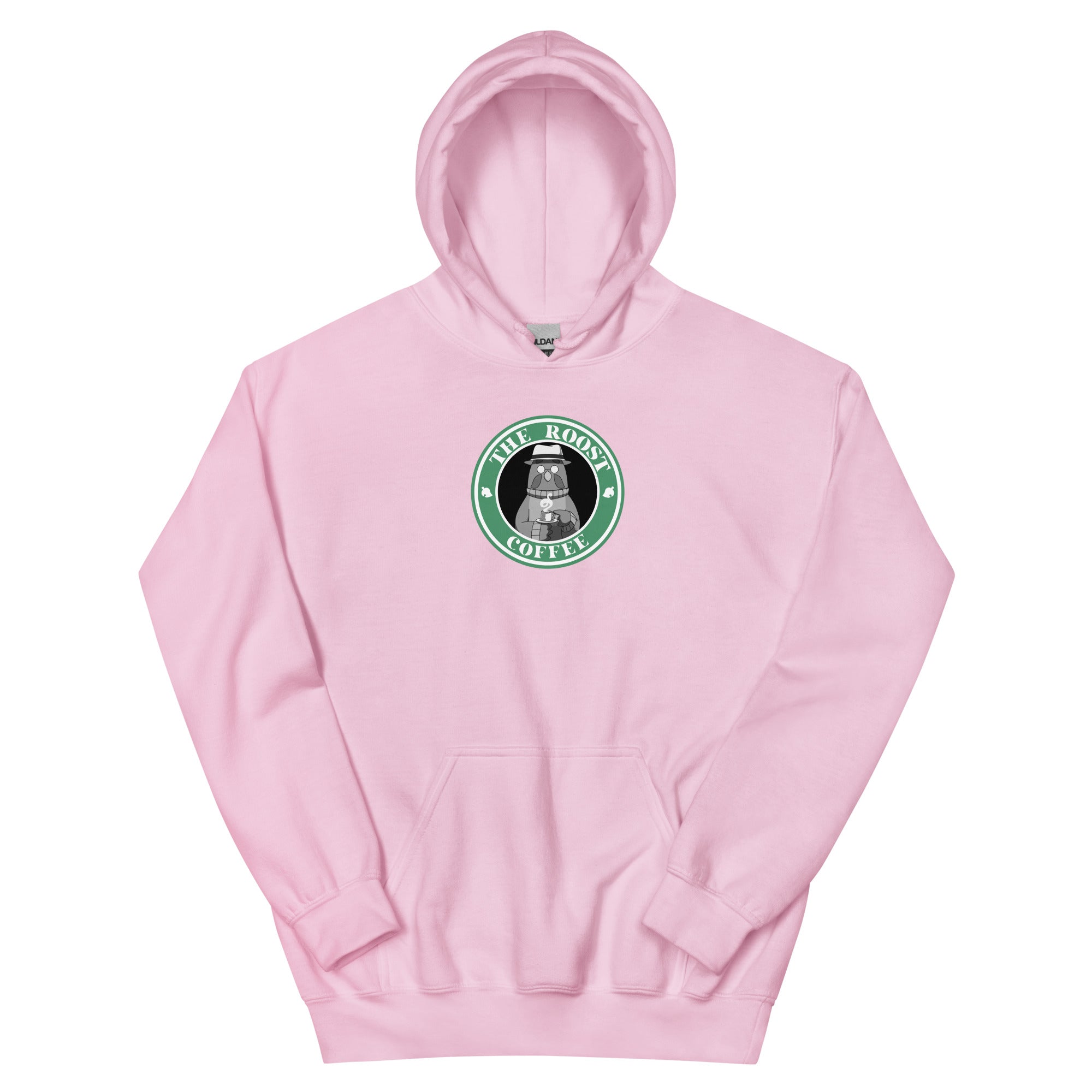 The Roost Coffee | Unisex Hoodie | Animal Crossing Threads and Thistles Inventory Light Pink S