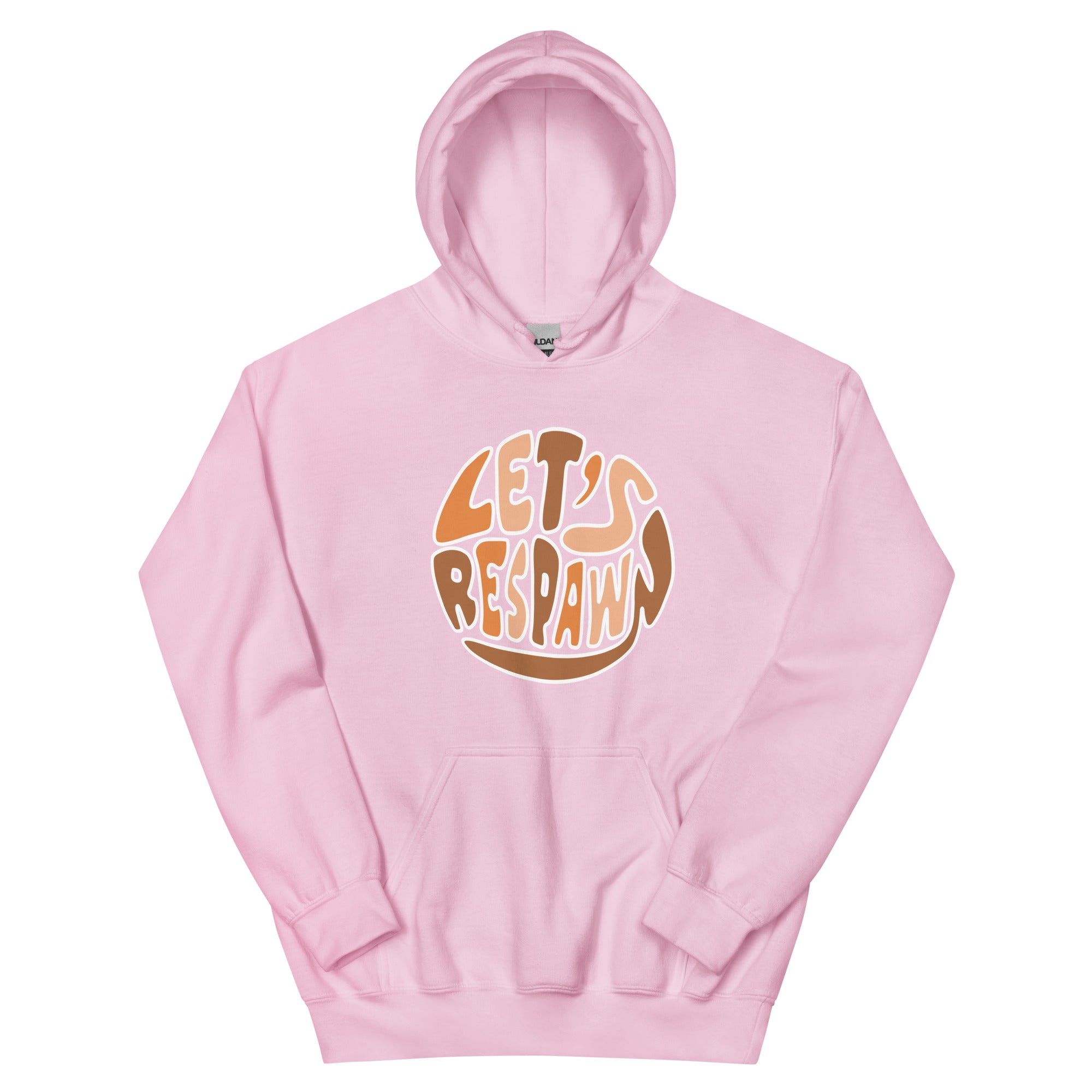 Let's Respawn | Unisex Hoodie Threads and Thistles Inventory Light Pink S