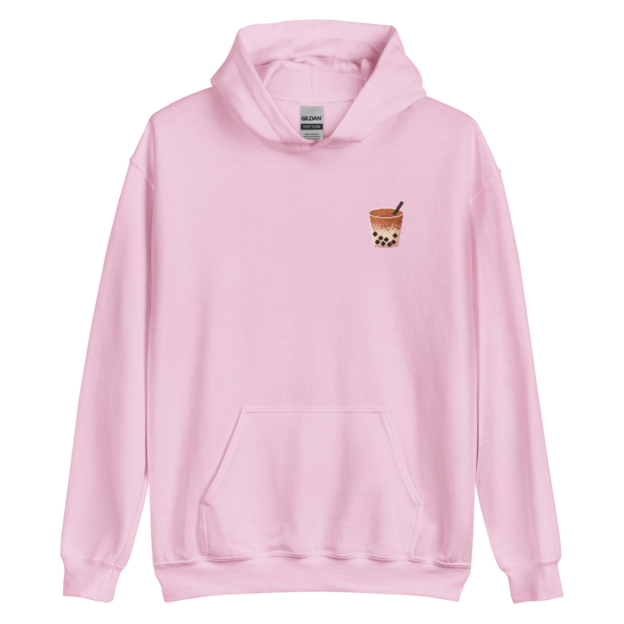 Pixel Boba | Unisex Hoodie | Cozy Gamer Threads and Thistles Inventory Light Pink S