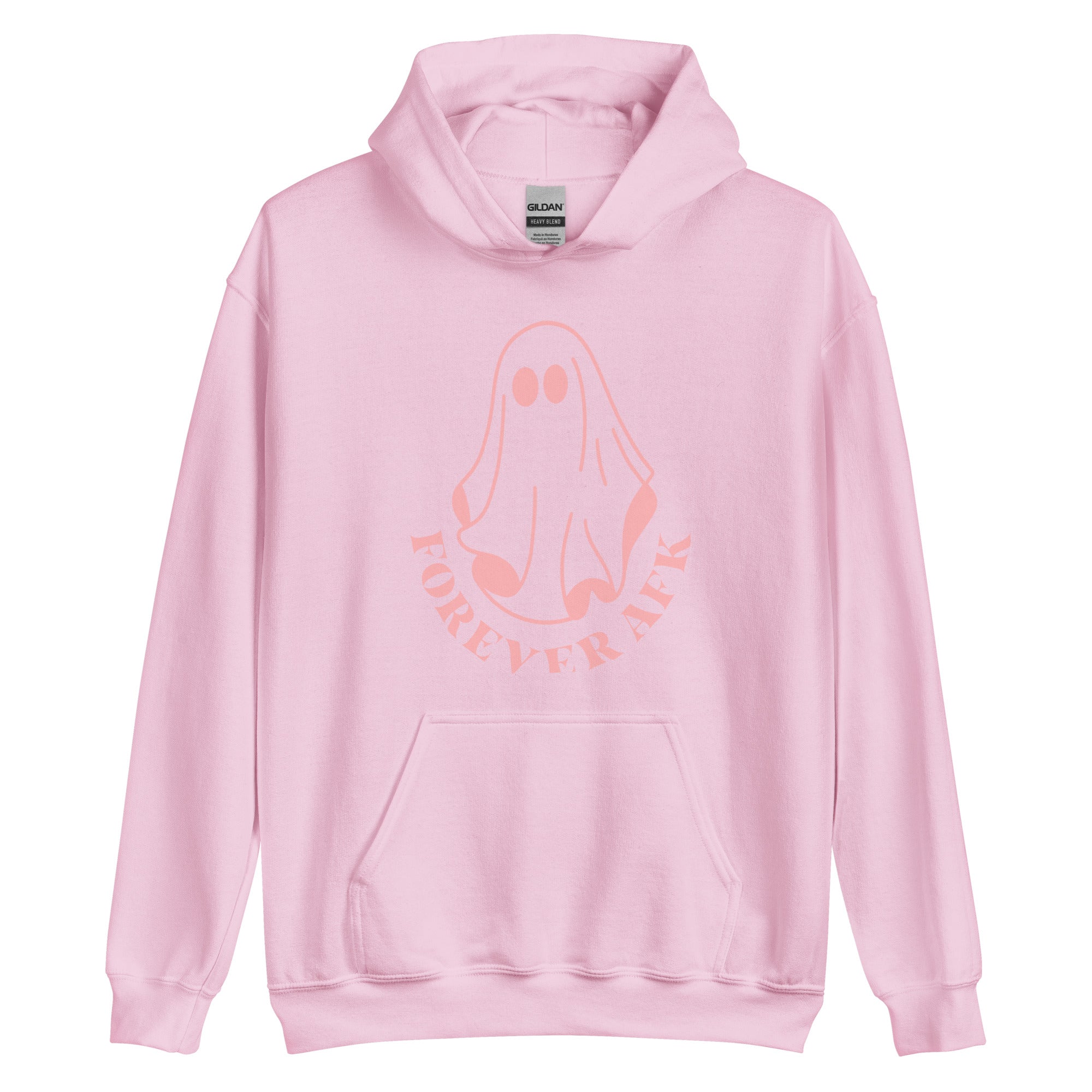 Forever AFK | Fall Unisex Hoodie Threads & Thistles Inventory Light Pink S
