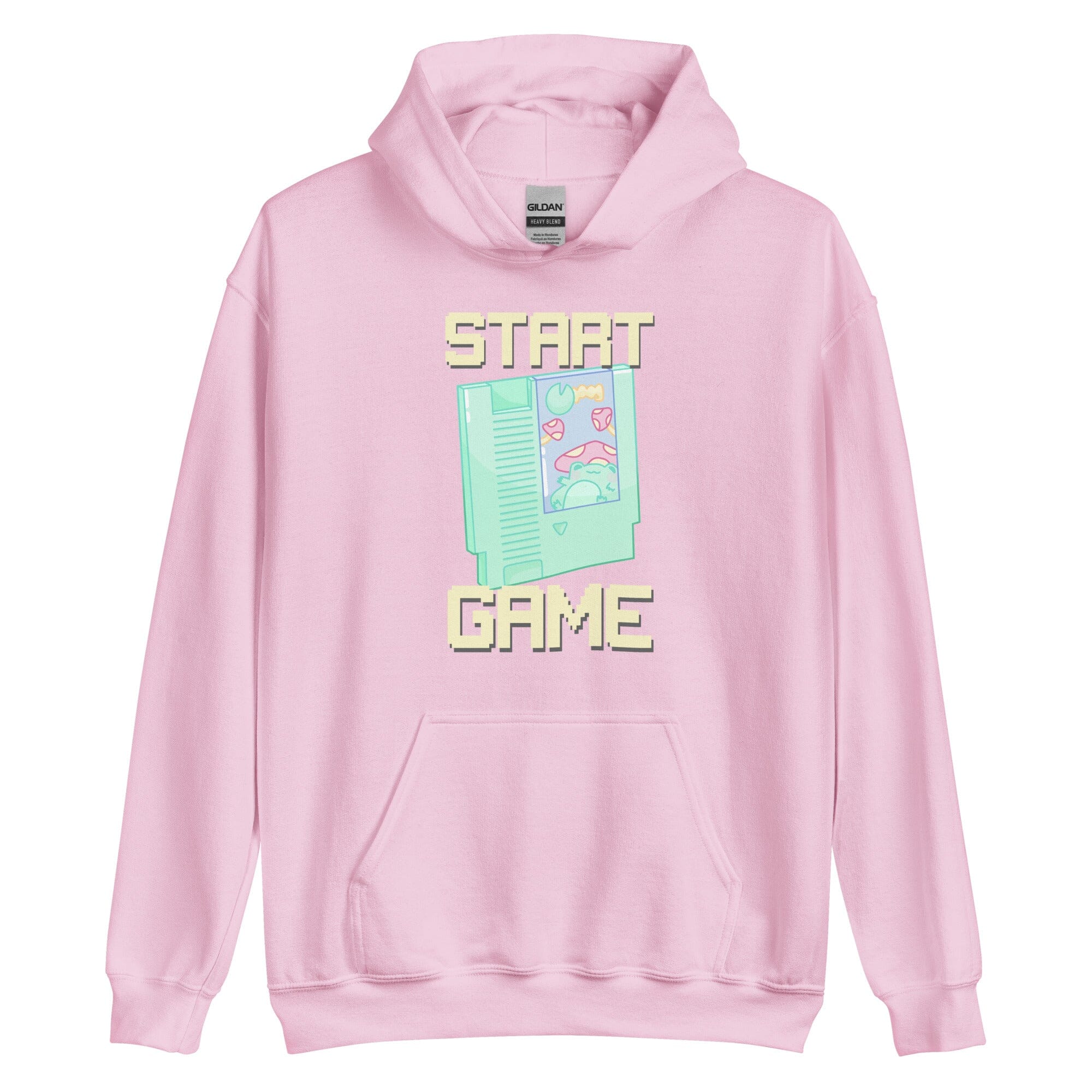 Start Game NES | Unisex Hoodie | Retro Gaming Threads & Thistles Inventory Light Pink S