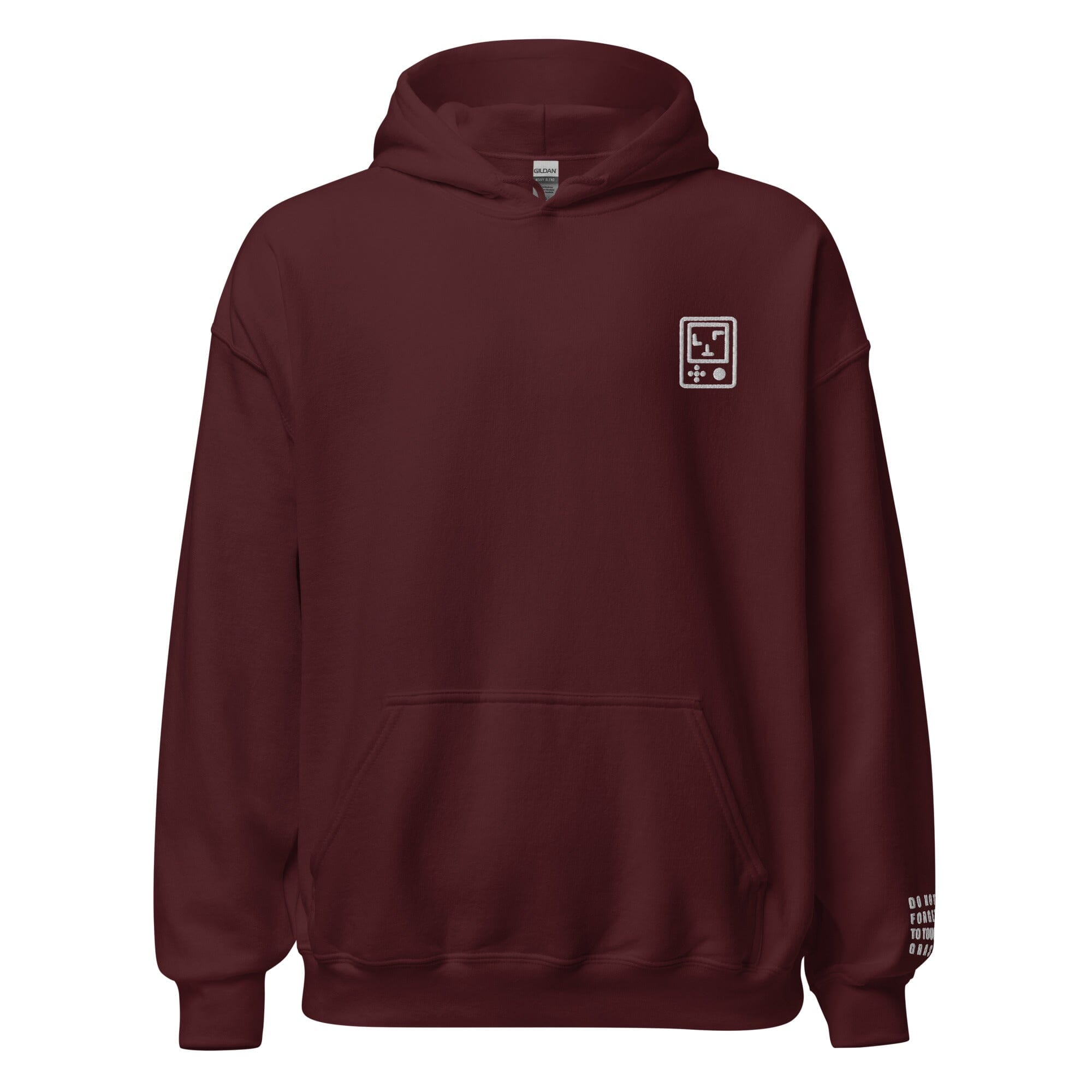 Touch Grass | Embroidered Unisex Hoodie | Gamer Affirmations Threads & Thistles Inventory
