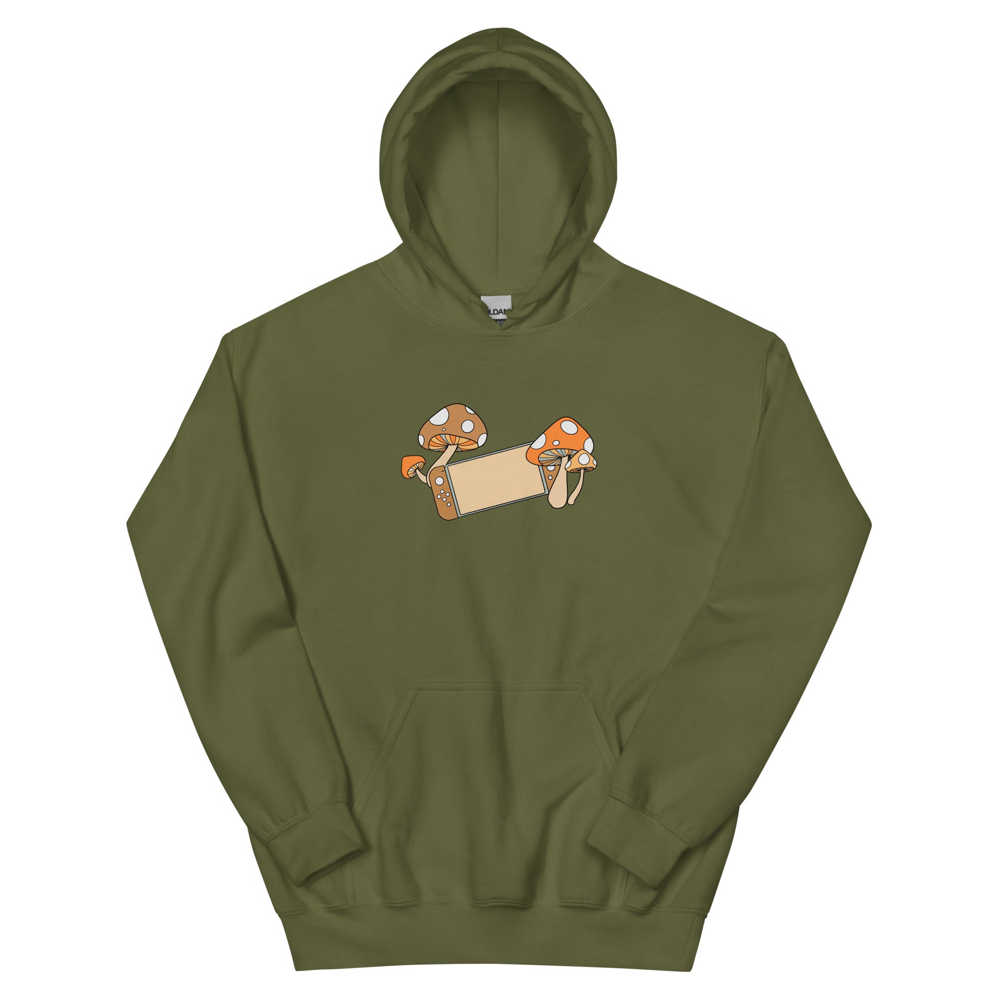 Fall Switch | Unisex Hoodie | Fall Cozy Gamer Threads & Thistles Inventory Military Green S