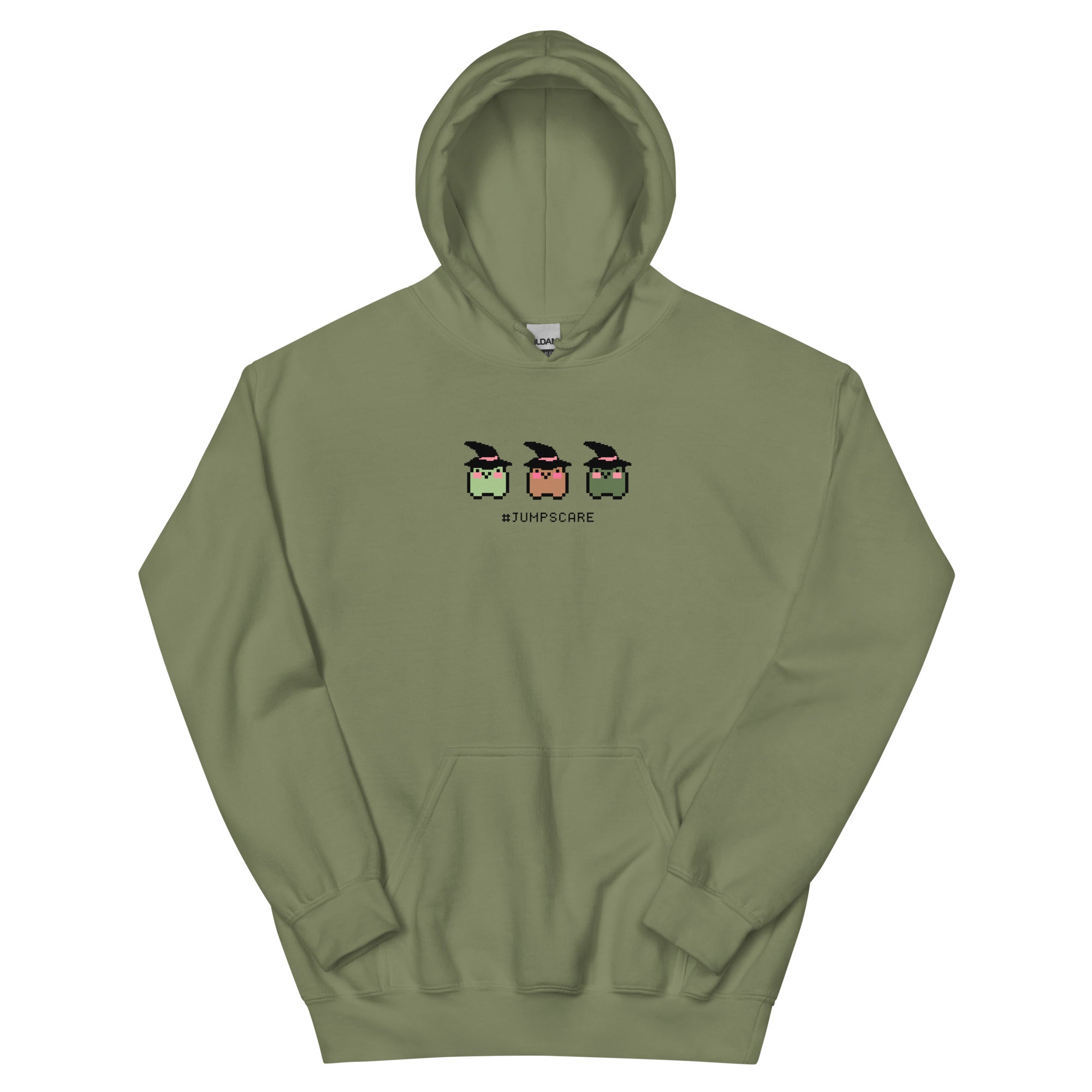 #Jumpscare | Fall Unisex Hoodie Threads & Thistles Inventory Military Green S