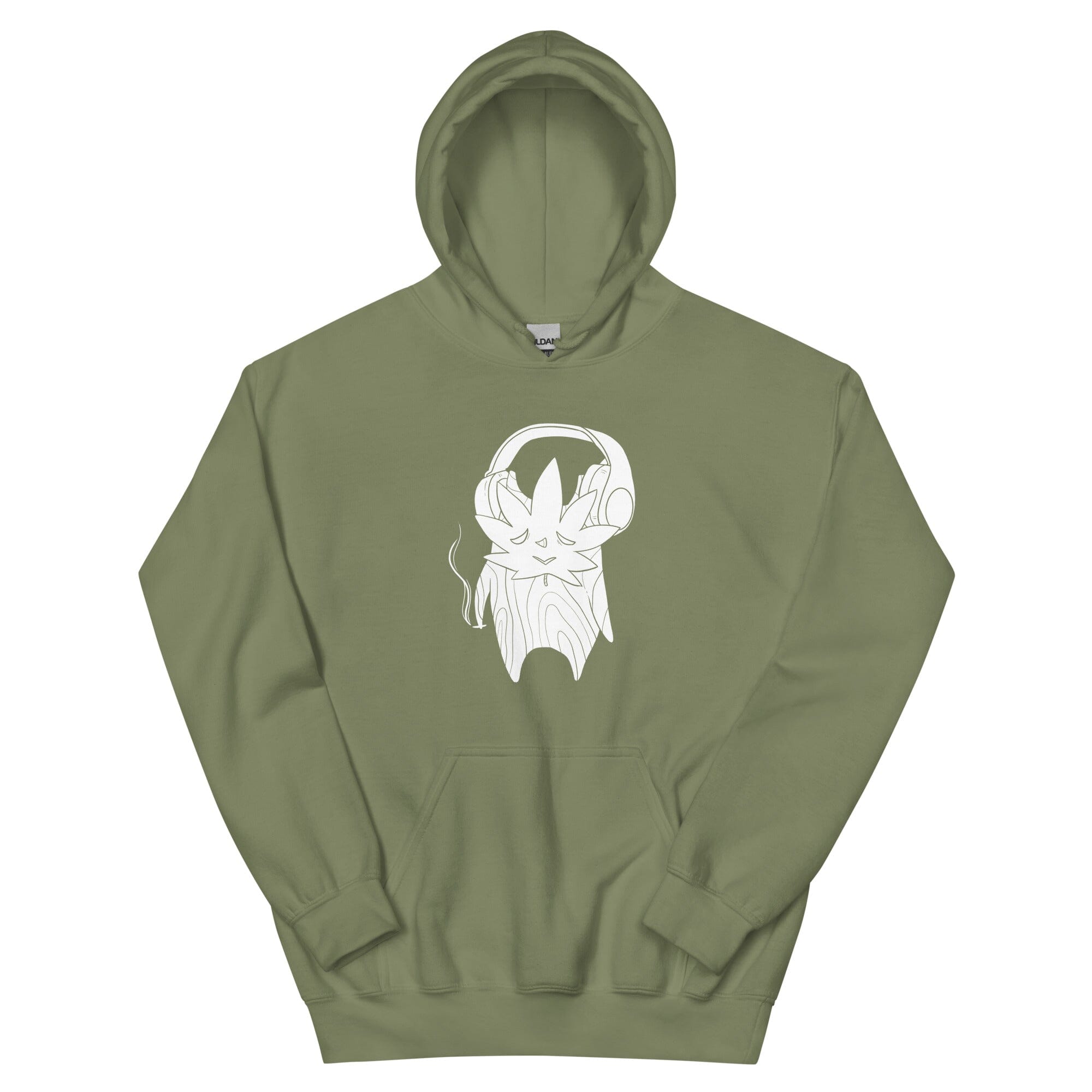 The Chill Korok | Unisex Hoodie | The Legend of Zelda Threads & Thistles Inventory Military Green S