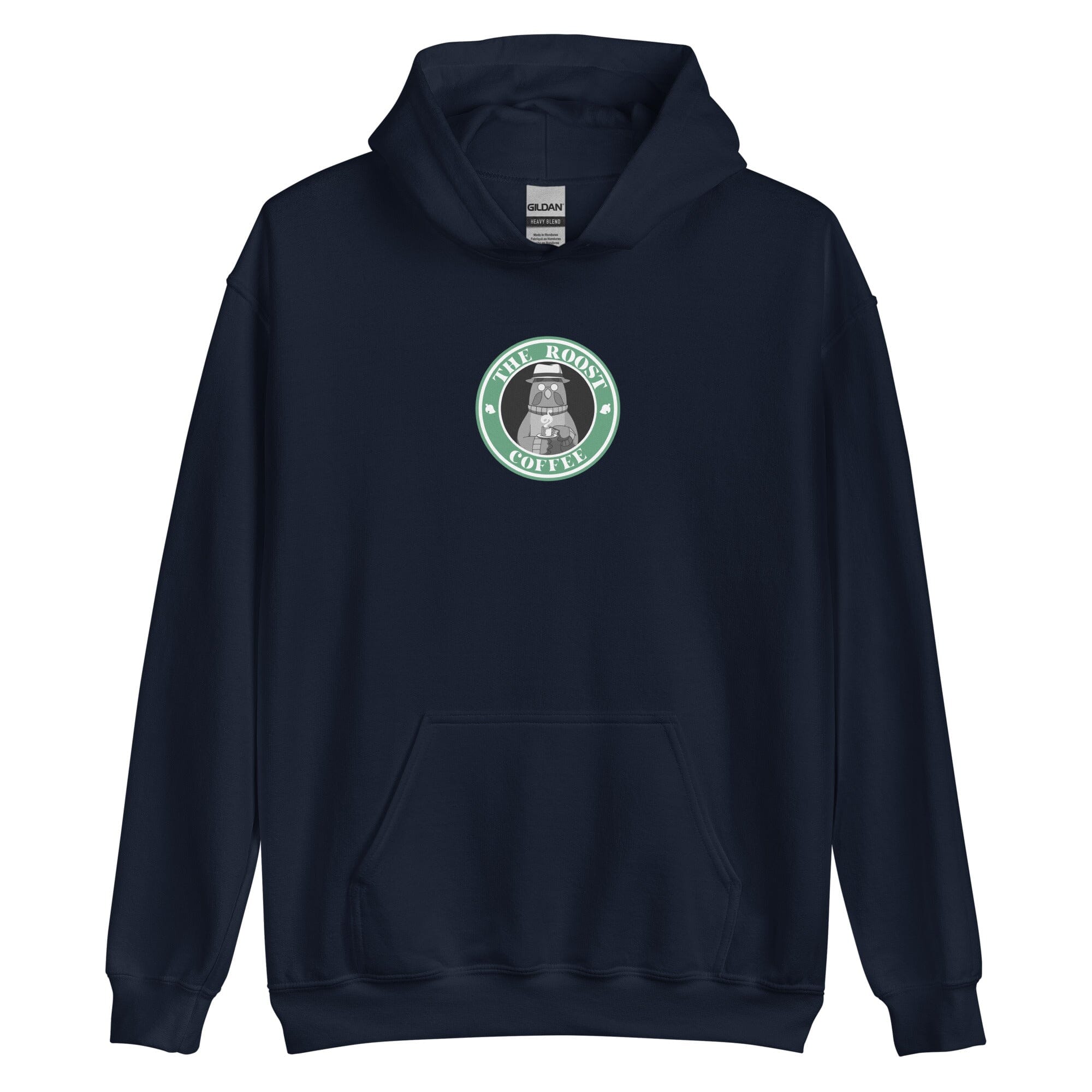 The Roost Coffee | Unisex Hoodie | Animal Crossing Hoodie Threads and Thistles Inventory Navy S