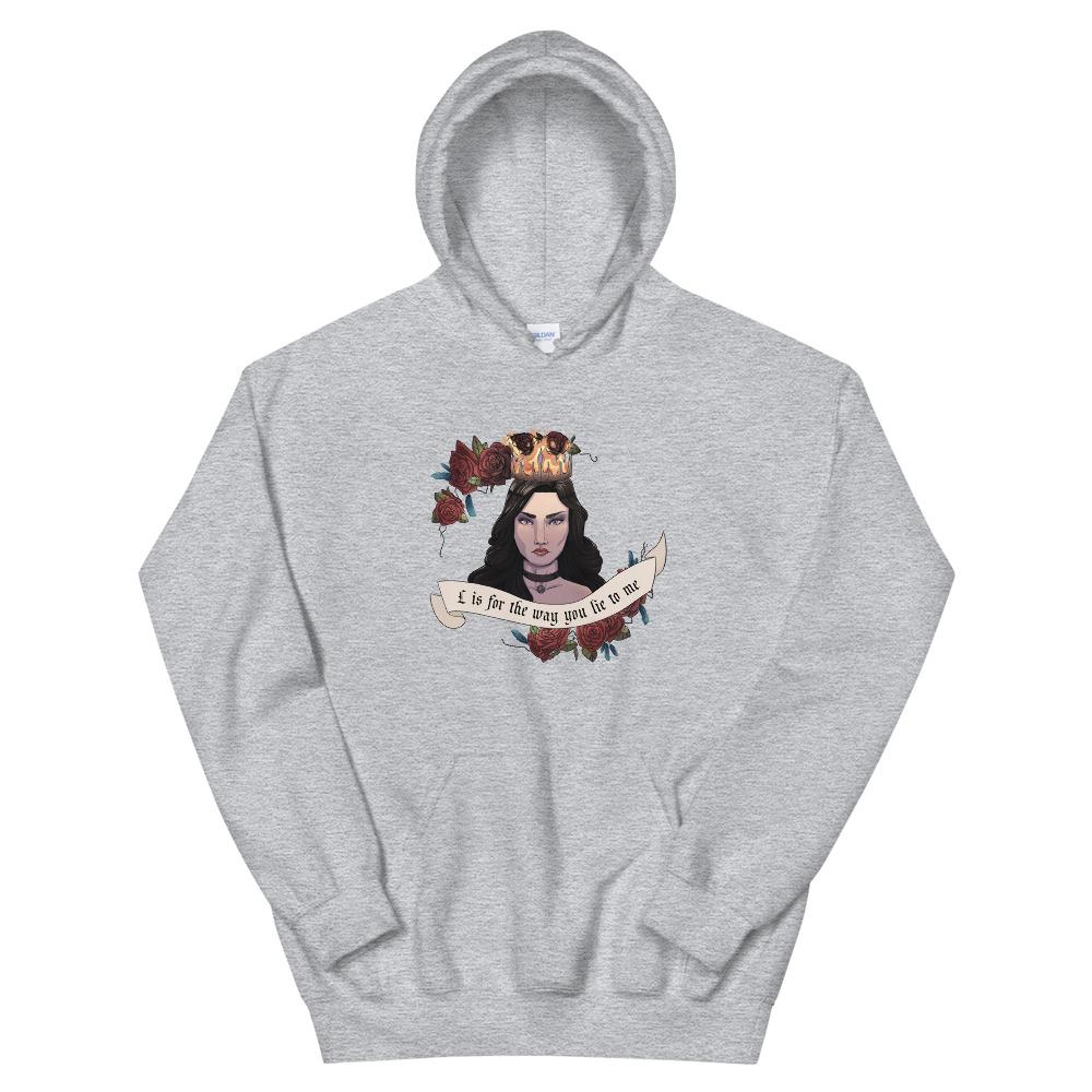 Lie to Me | Unisex Hoodie | The Witcher Threads and Thistles Inventory Sport Grey S