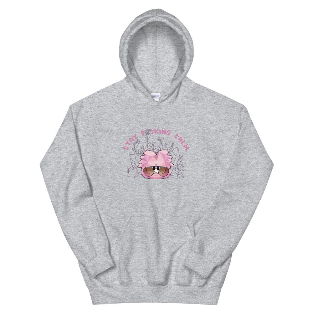 Stay Calm | Unisex Hoodie | Club Penguin Threads and Thistles Inventory Sport Grey S 