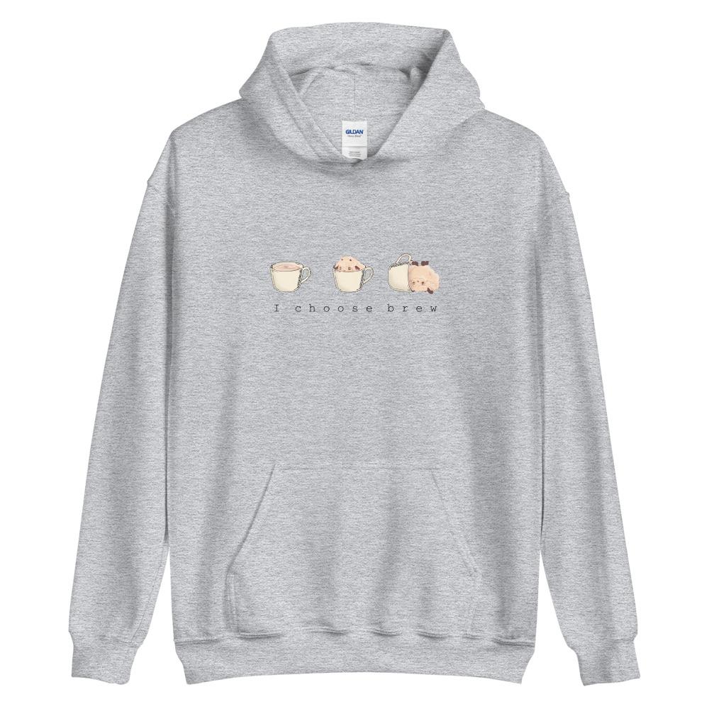 I Choose Brew | Unisex Hoodie | Pokemon Threads and Thistles Inventory Sport Grey S