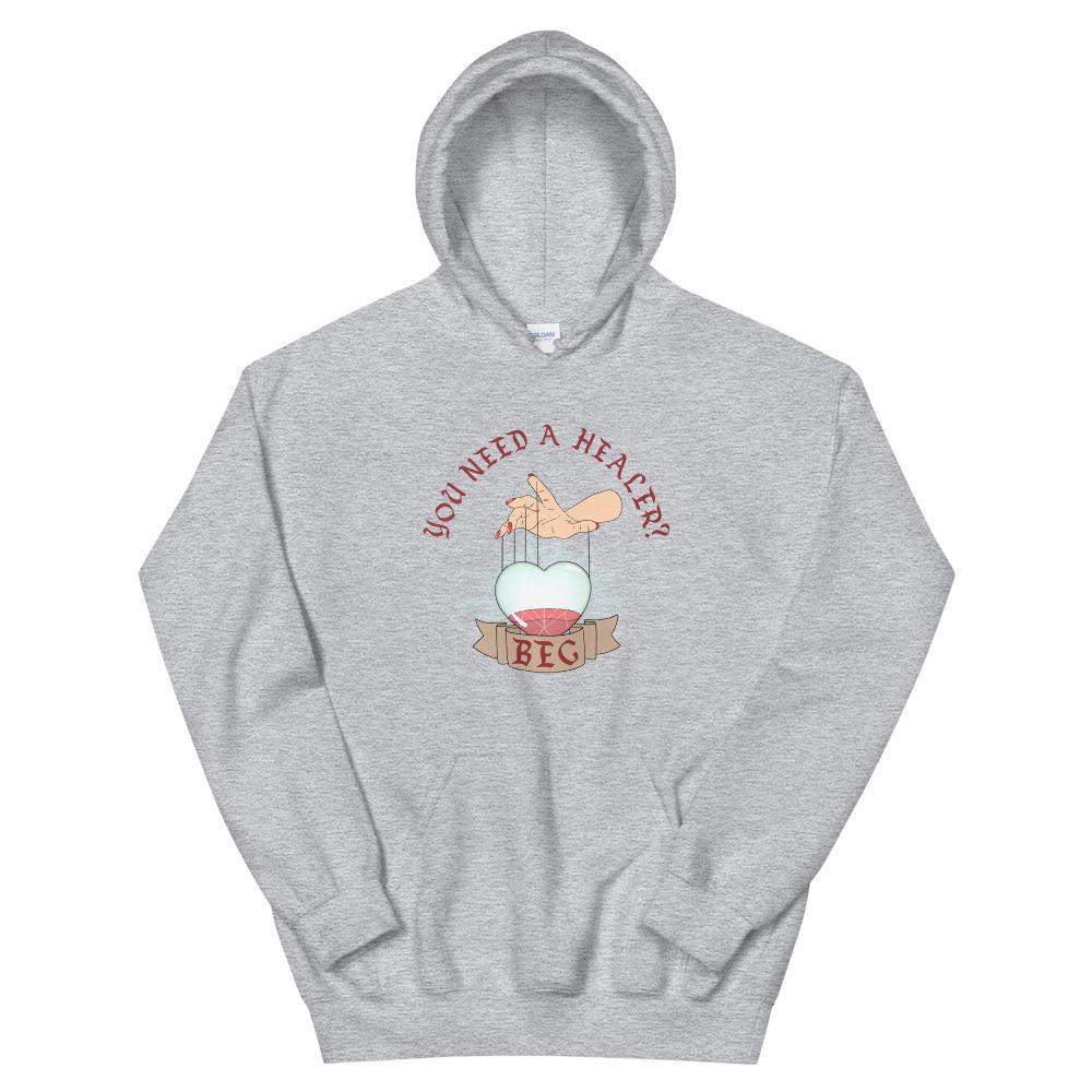Beg | Unisex Hoodie | FPS/TPS Threads and Thistles Inventory Sport Grey S