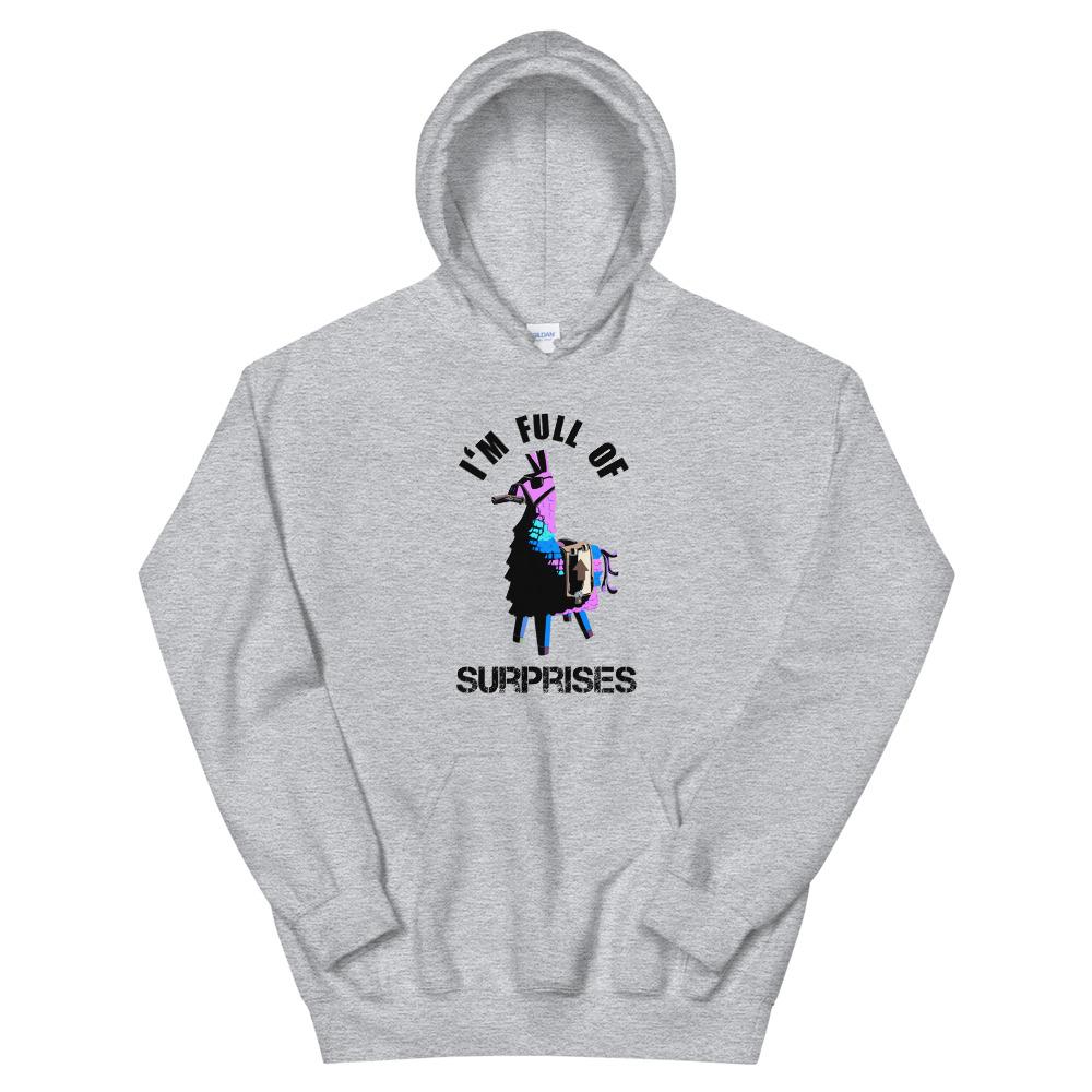 Full of Surprises | Unisex Hoodie | Fortnite Threads and Thistles Inventory Sport Grey S