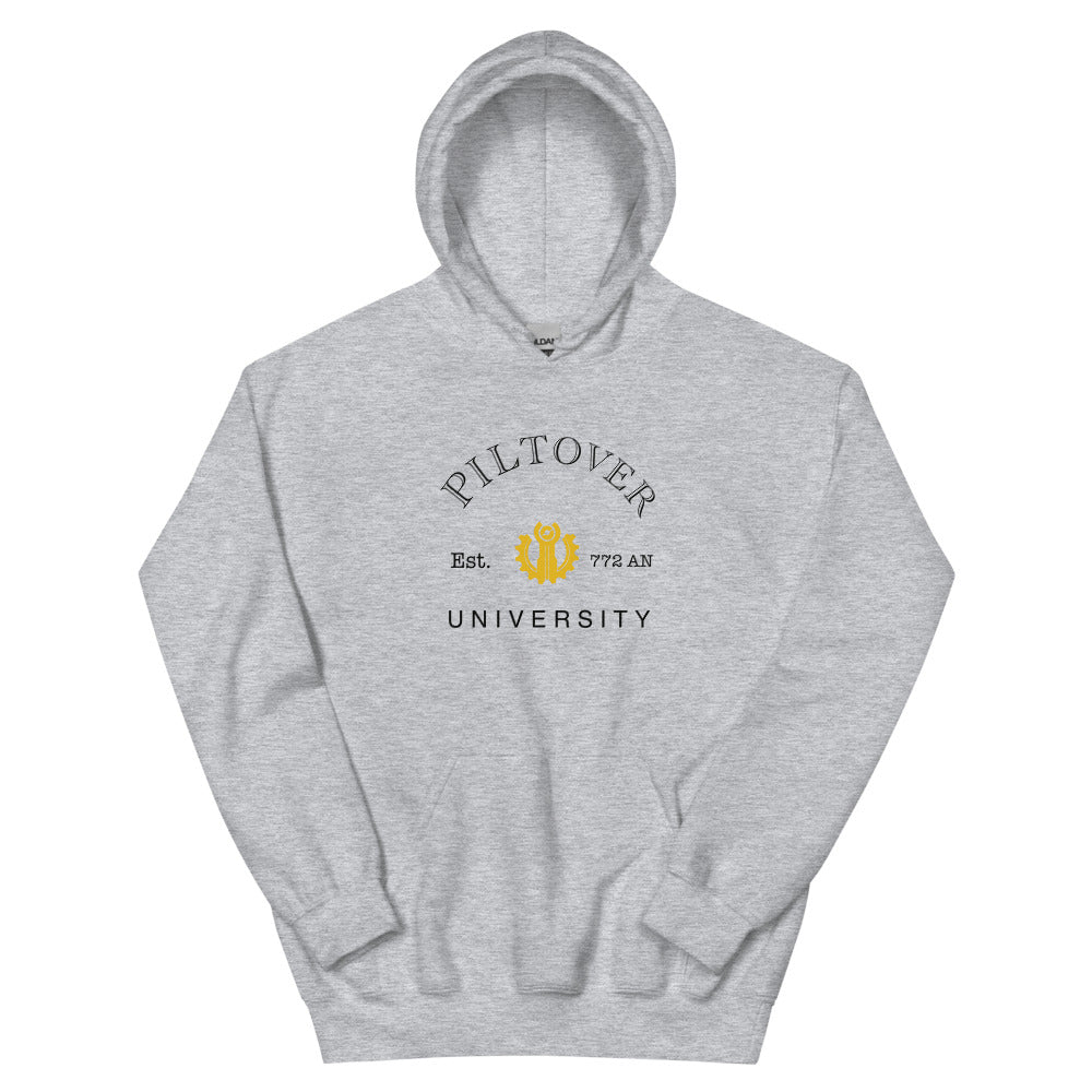 Piltover University | Unisex Hoodie | League of Legends Threads and Thistles Inventory Sport Grey S