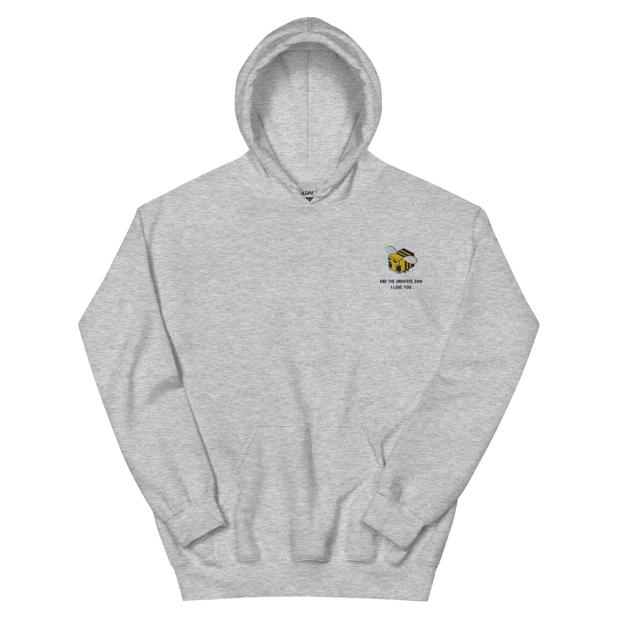 The Universe Said I Love You | Unisex Hoodie | Minecraft Threads and Thistles Inventory Sport Grey S