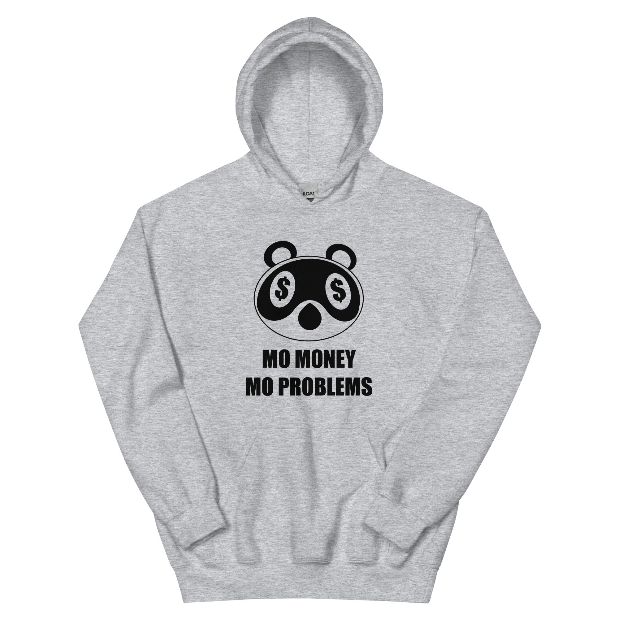 Mo Money Mo Problems | Unisex Hoodie | Animal Crossing Threads and Thistles Inventory Sport Grey S