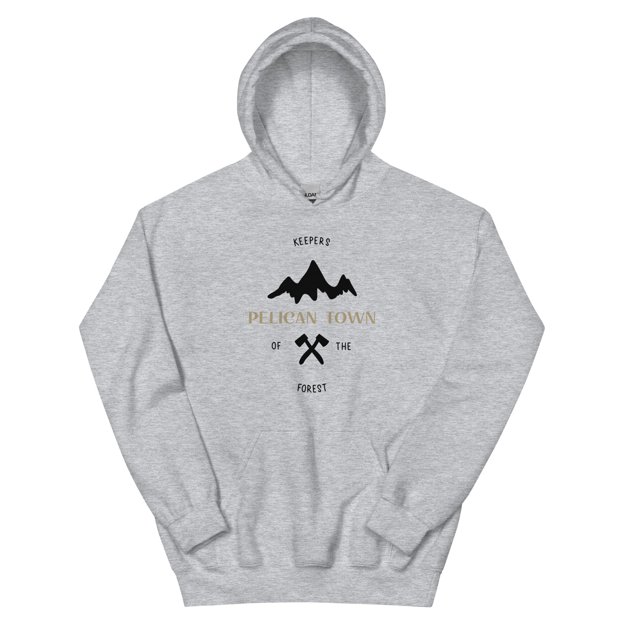 Pelican Town | Unisex Hoodie | Stardew Valley Threads and Thistles Inventory Sport Grey S