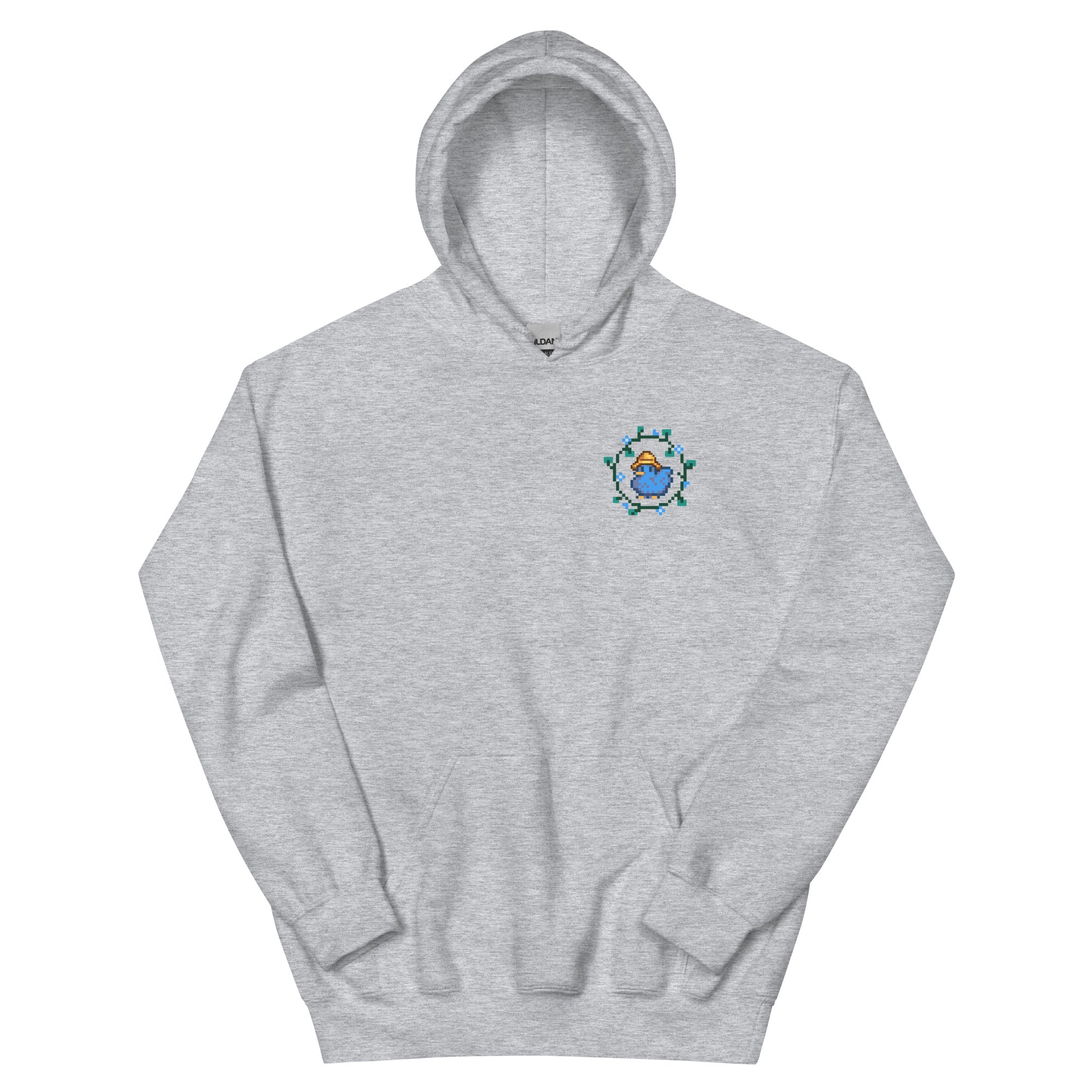 Blue Chicken | Unisex Hoodie | Stardew Valley Threads and Thistles Inventory Sport Grey S