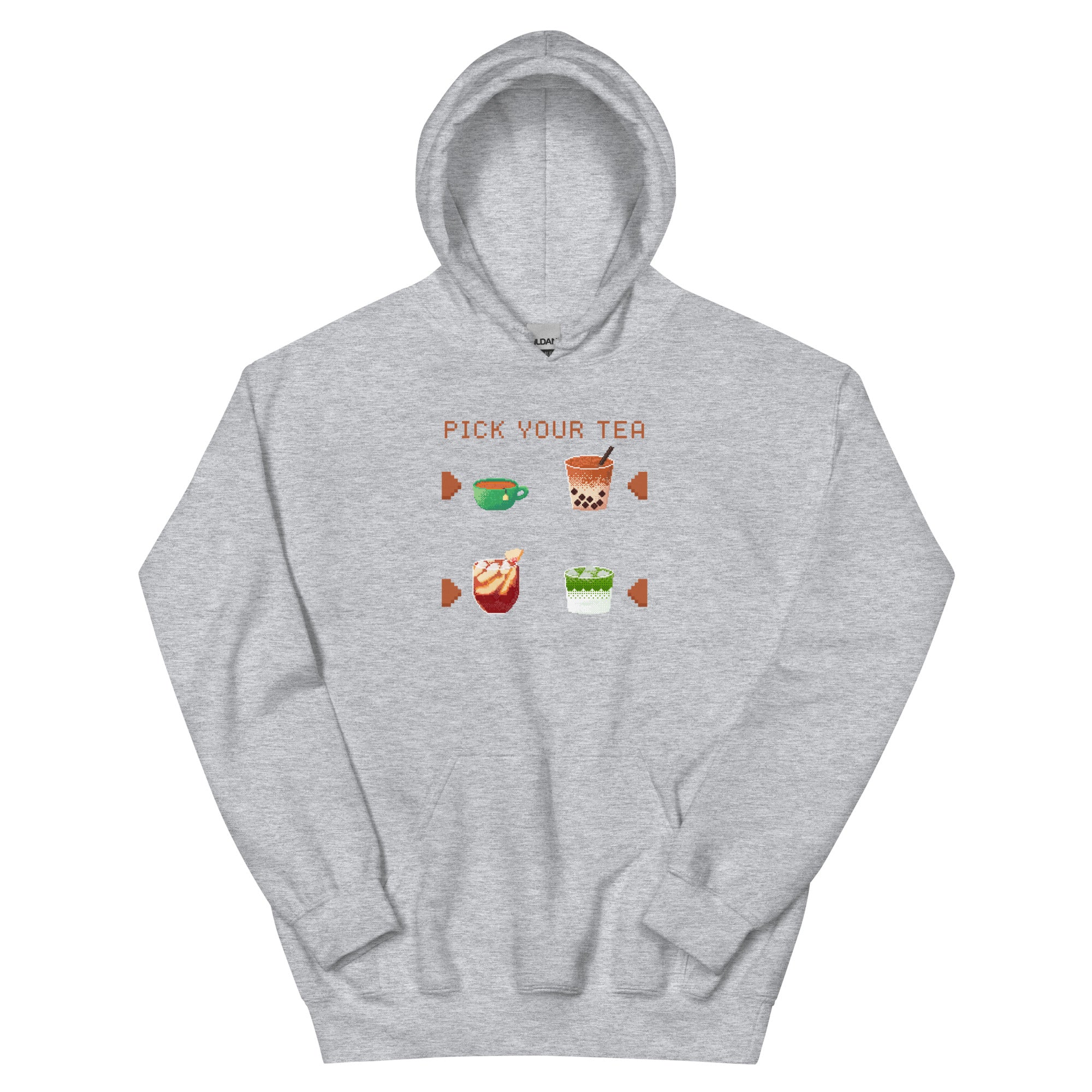 Pick Your Tea | Unisex Hoodie | Cozy Gamer Threads & Thistles Inventory Sport Grey S