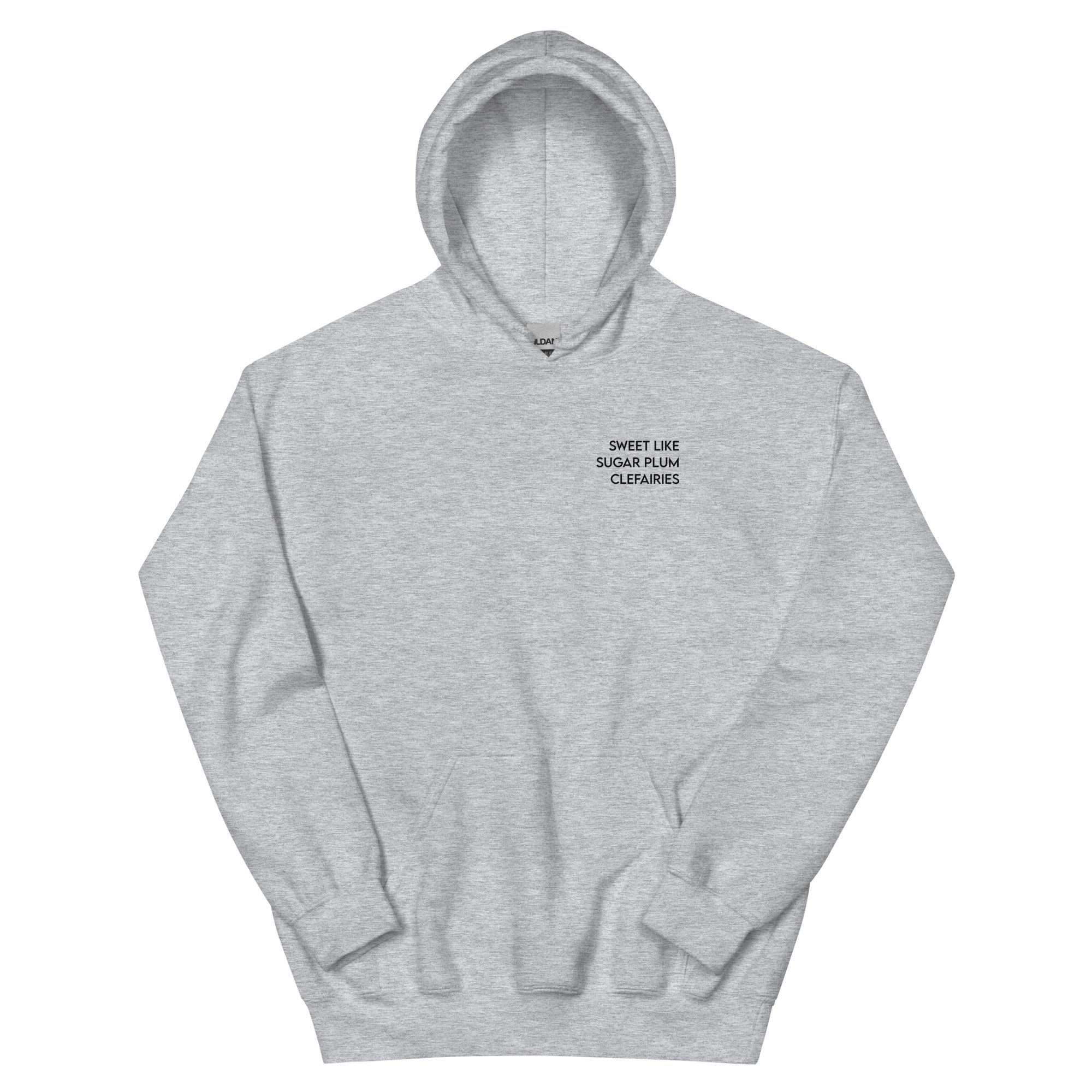 Sugarplum Clefairies | Christmas Pokemon Unisex Hoodie Threads & Thistles Inventory Sport Grey S