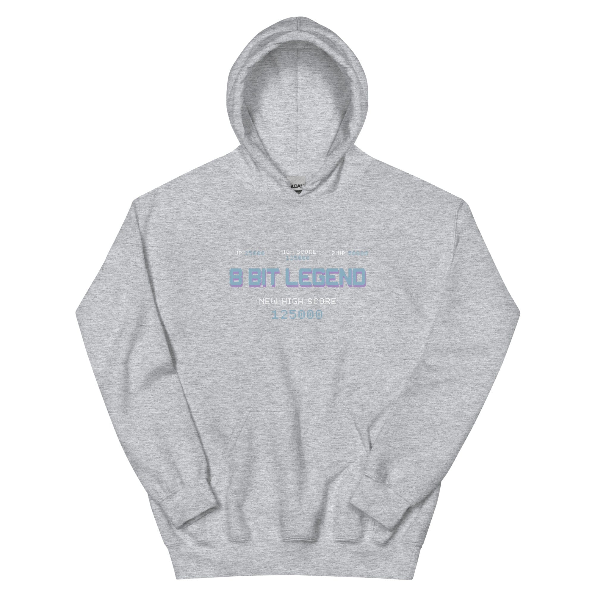 8-Bit Legend | Unisex Hoodie | Retro Gaming Threads & Thistles Inventory Sport Grey S