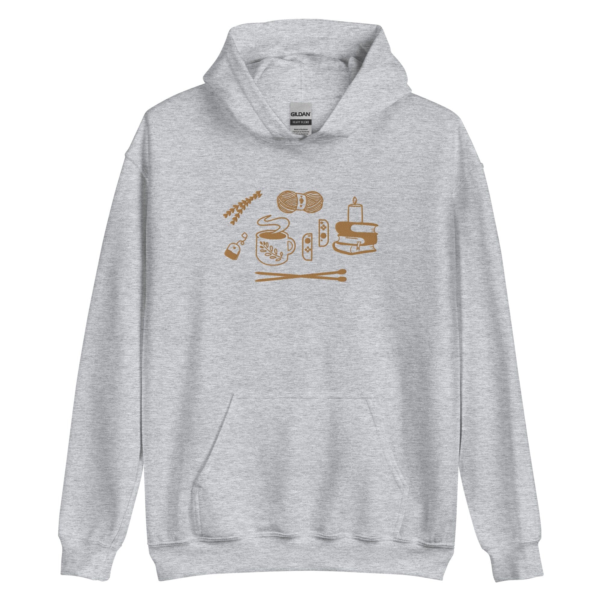 Cozy Hobbies | Unisex Hoodie | Cozy Gamer Threads & Thistles Inventory Sport Grey S