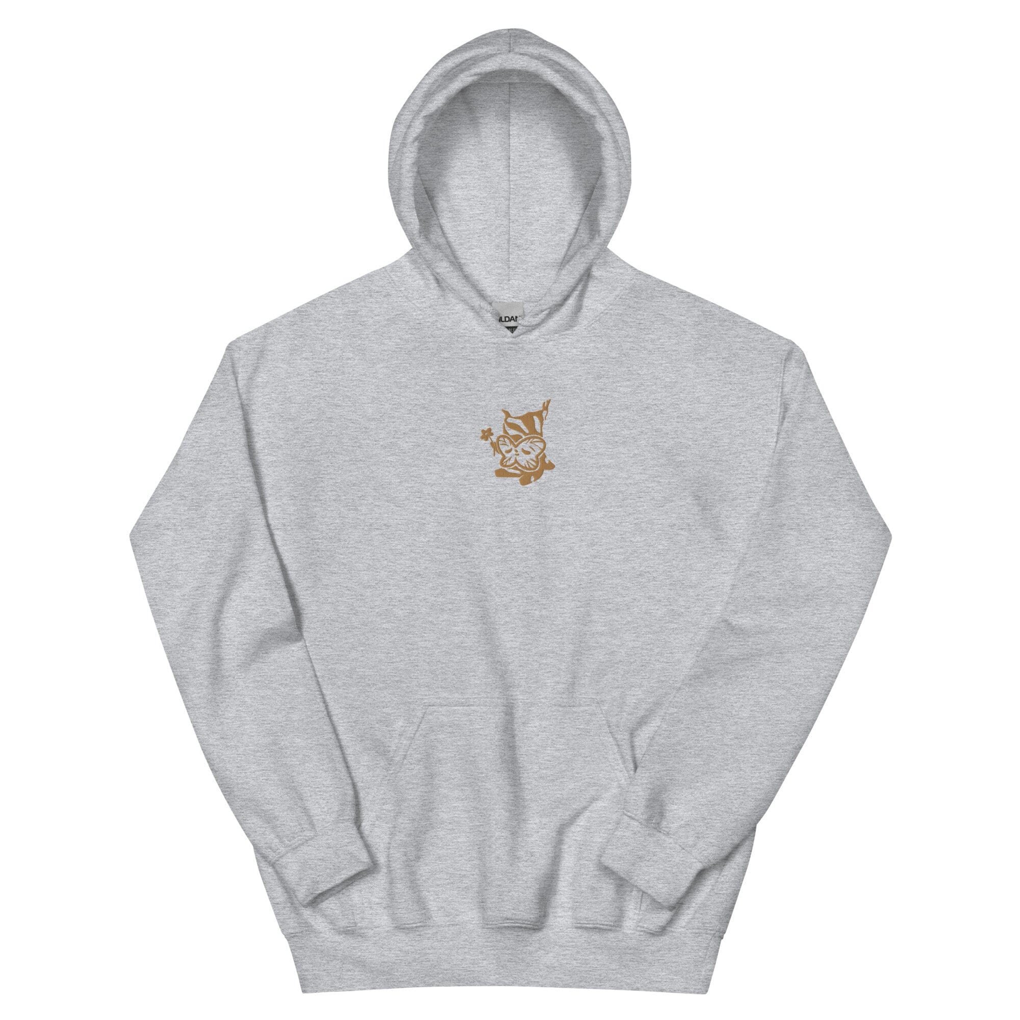 Golden Korok | Embroidered Unisex Hoodie | The Legend of Zelda Threads & Thistles Inventory Sport Grey S