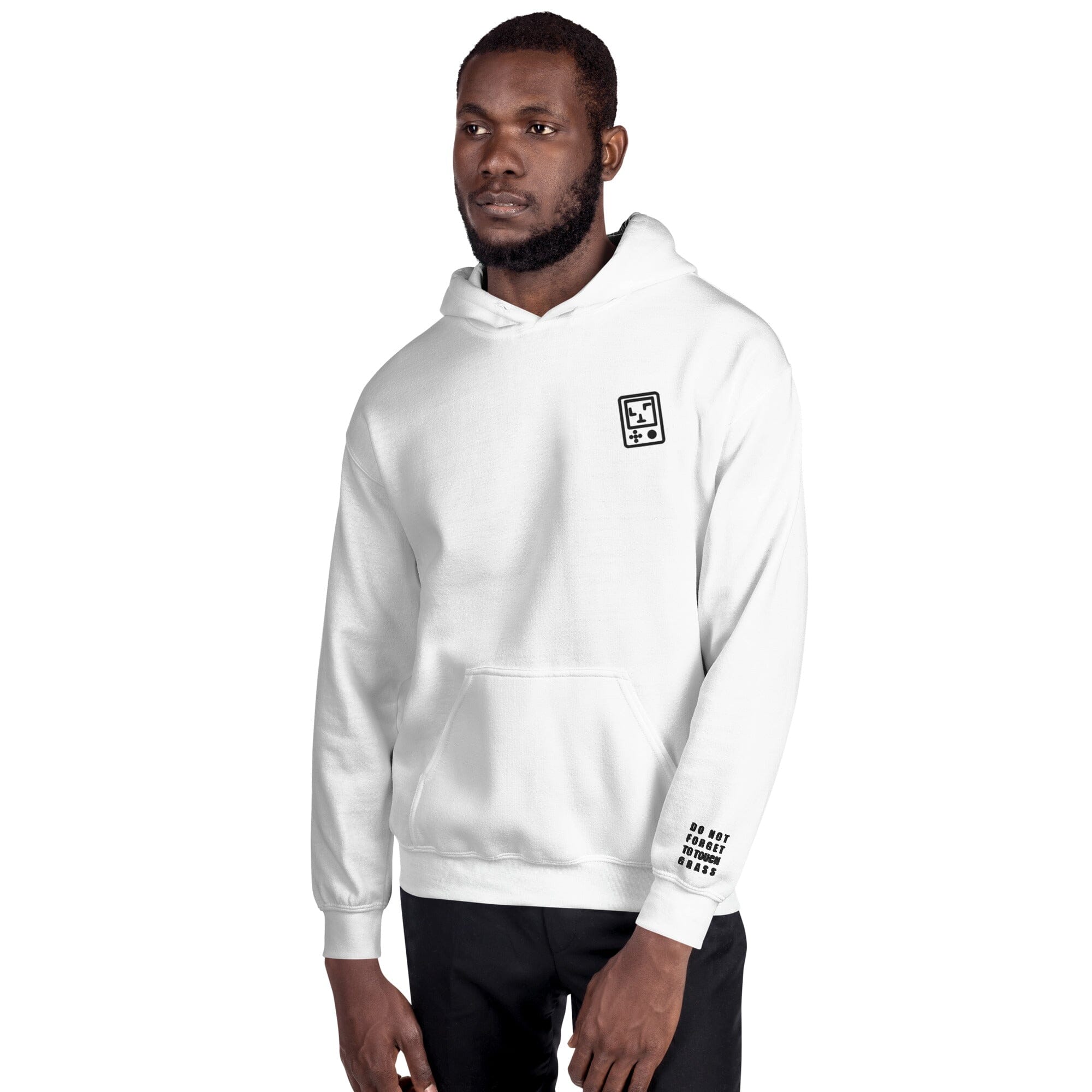 Touch Grass | Embroidered Unisex Hoodie | Gamer Affirmations Threads & Thistles Inventory