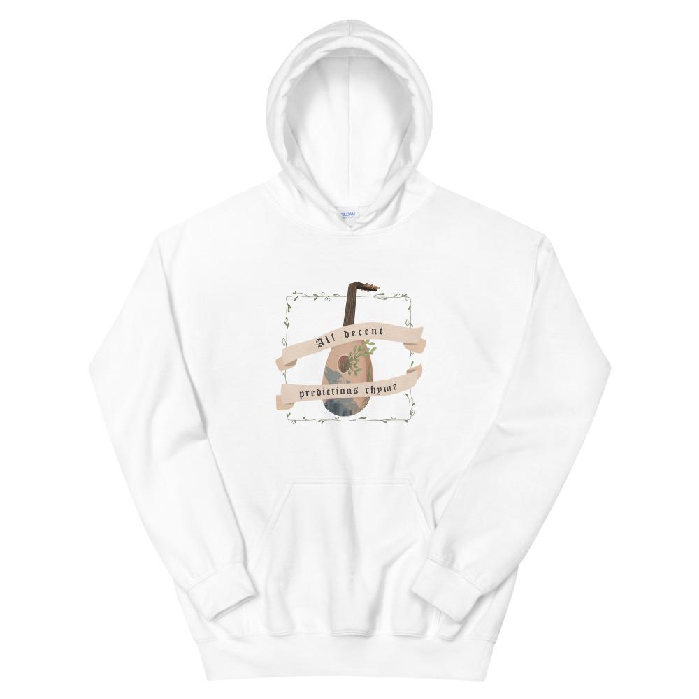 Predictions Rhyme | Unisex Hoodie | The Witcher Threads and Thistles Inventory White S