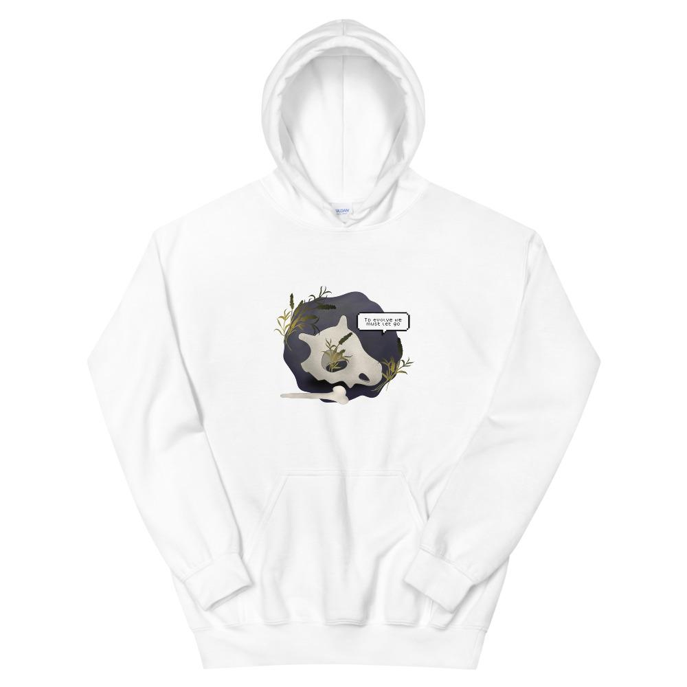 To Evolve | Unisex Hoodie | Pokemon Threads and Thistles Inventory White S