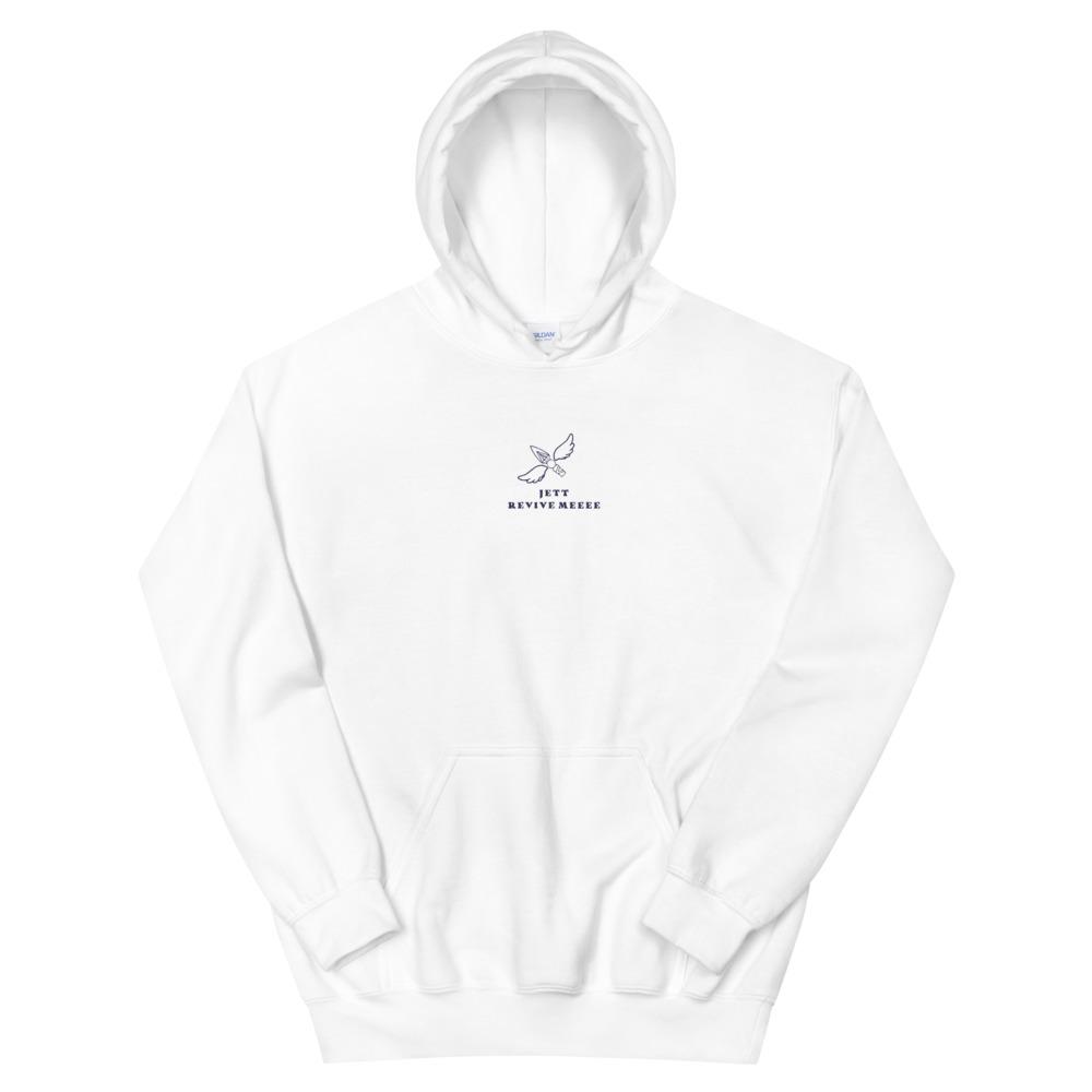 Revive Me | Unisex Hoodie | Valorant Threads and Thistles Inventory White S