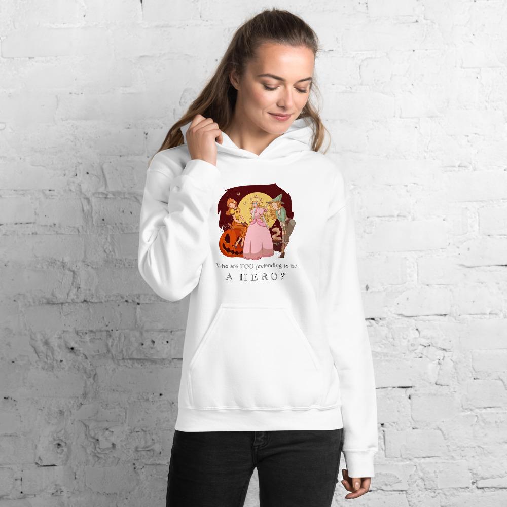 Pretending to be a Hero | Unisex Hoodie Threads and Thistles Inventory