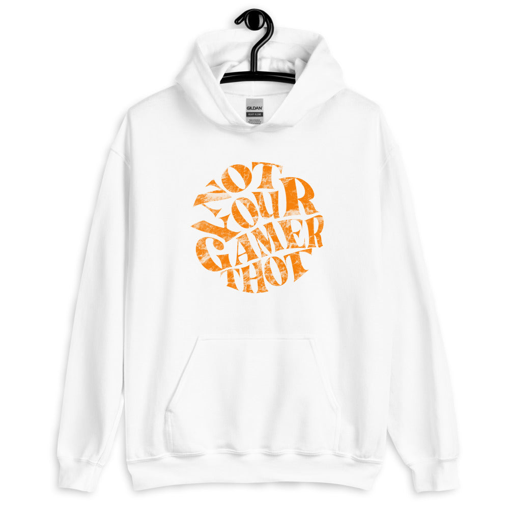 Gamer Thot (distressed design) | Unisex Hoodie | Feminist Gamer Threads and Thistles Inventory