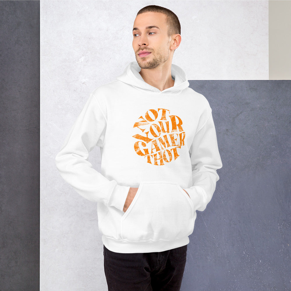 Gamer Thot (distressed design) | Unisex Hoodie | Feminist Gamer Threads and Thistles Inventory