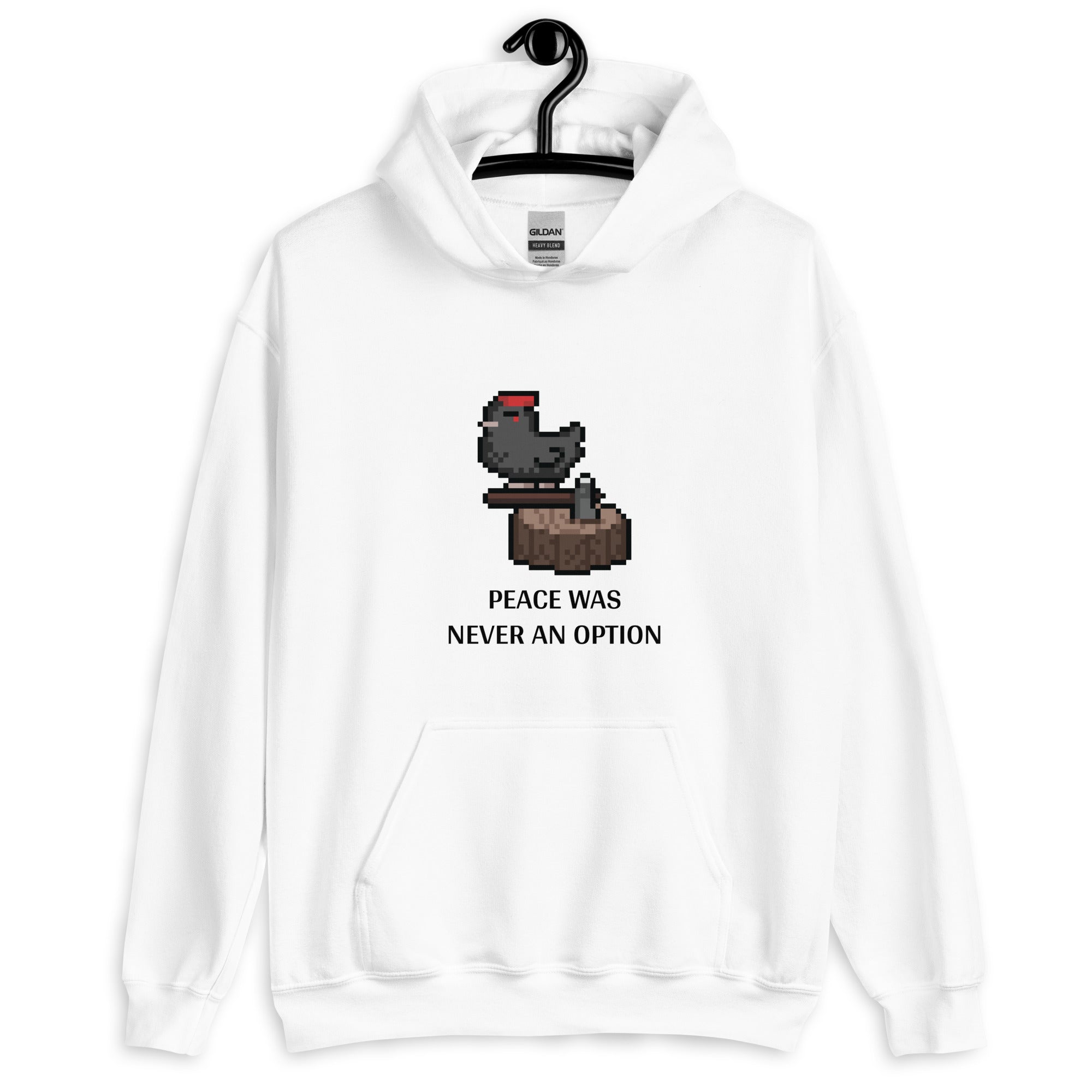 Peace Was Never an Option | Unisex Hoodie | Stardew Valley Threads and Thistles Inventory