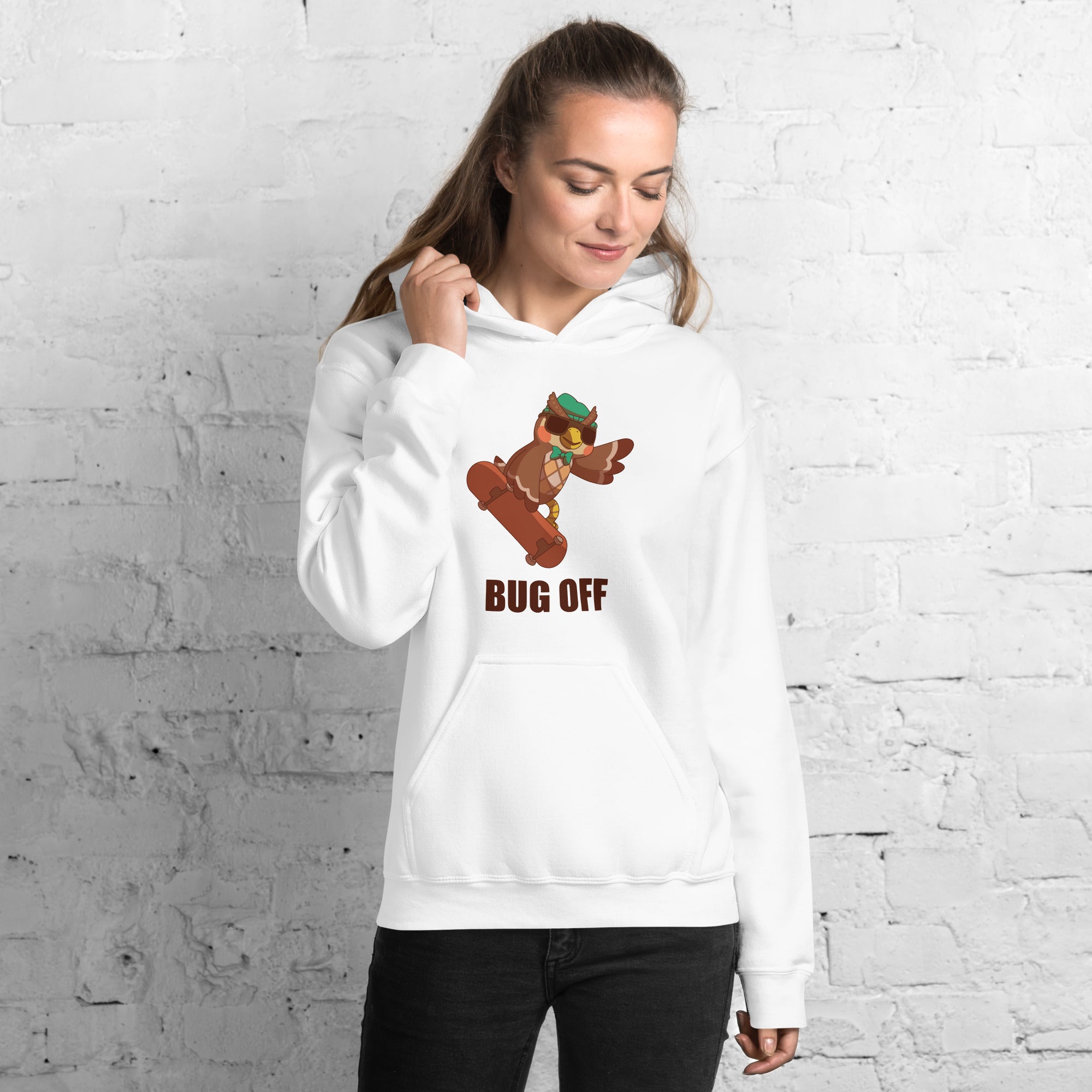 Bug Off | Unisex Hoodie | Animal Crossing Threads and Thistles Inventory