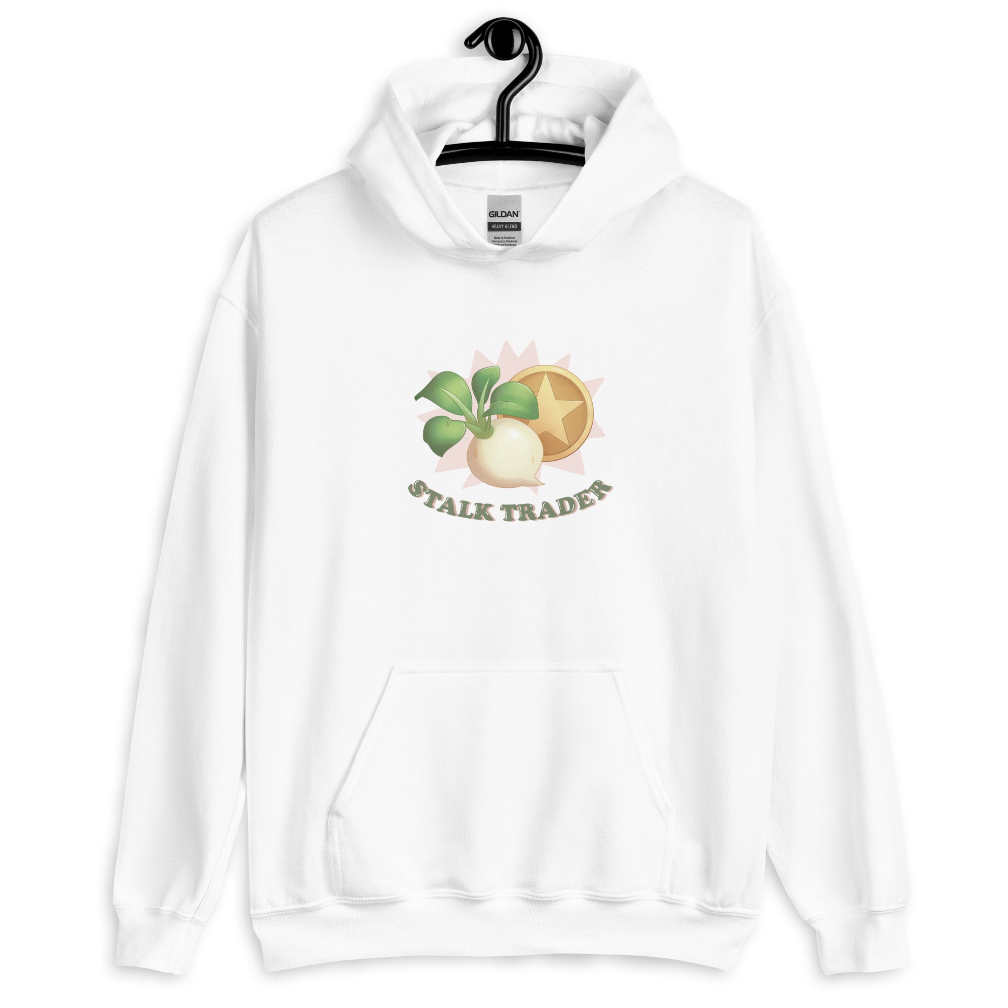 Stalk Trader | Unisex Hoodie | Animal Crossing Threads and Thistles Inventory