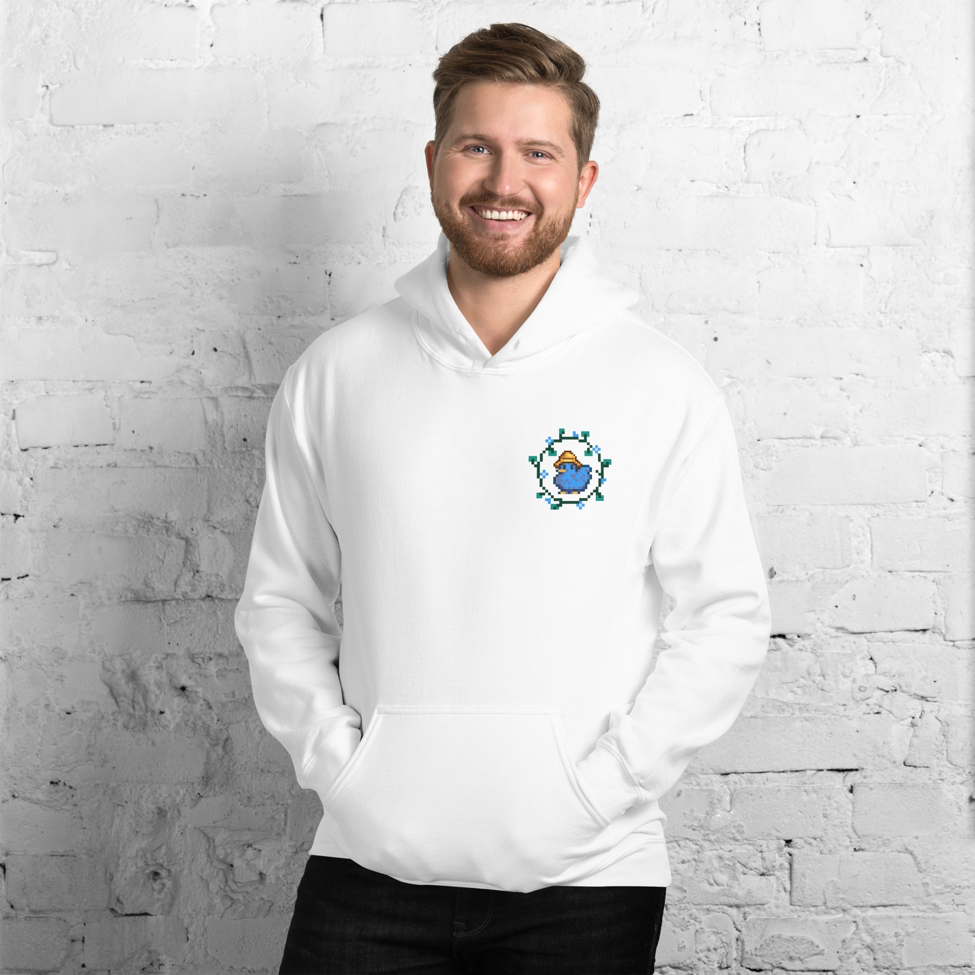 Blue Chicken | Unisex Hoodie | Stardew Valley Threads and Thistles Inventory