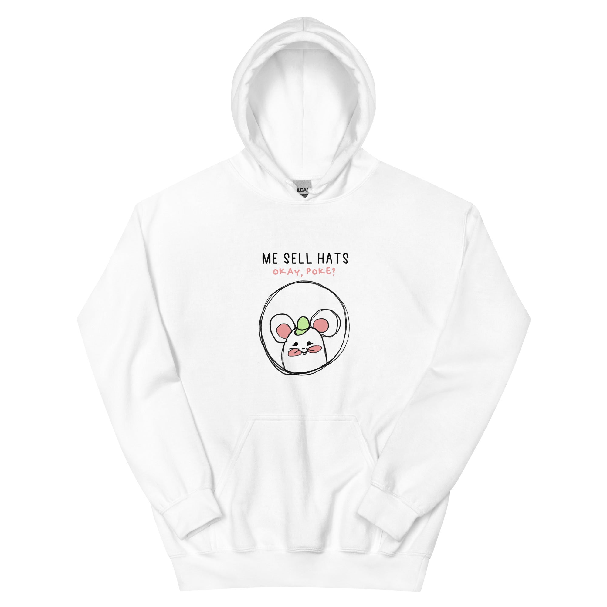 Me Sell Hats | Unisex Hoodie | Stardew Valley Threads and Thistles Inventory White S