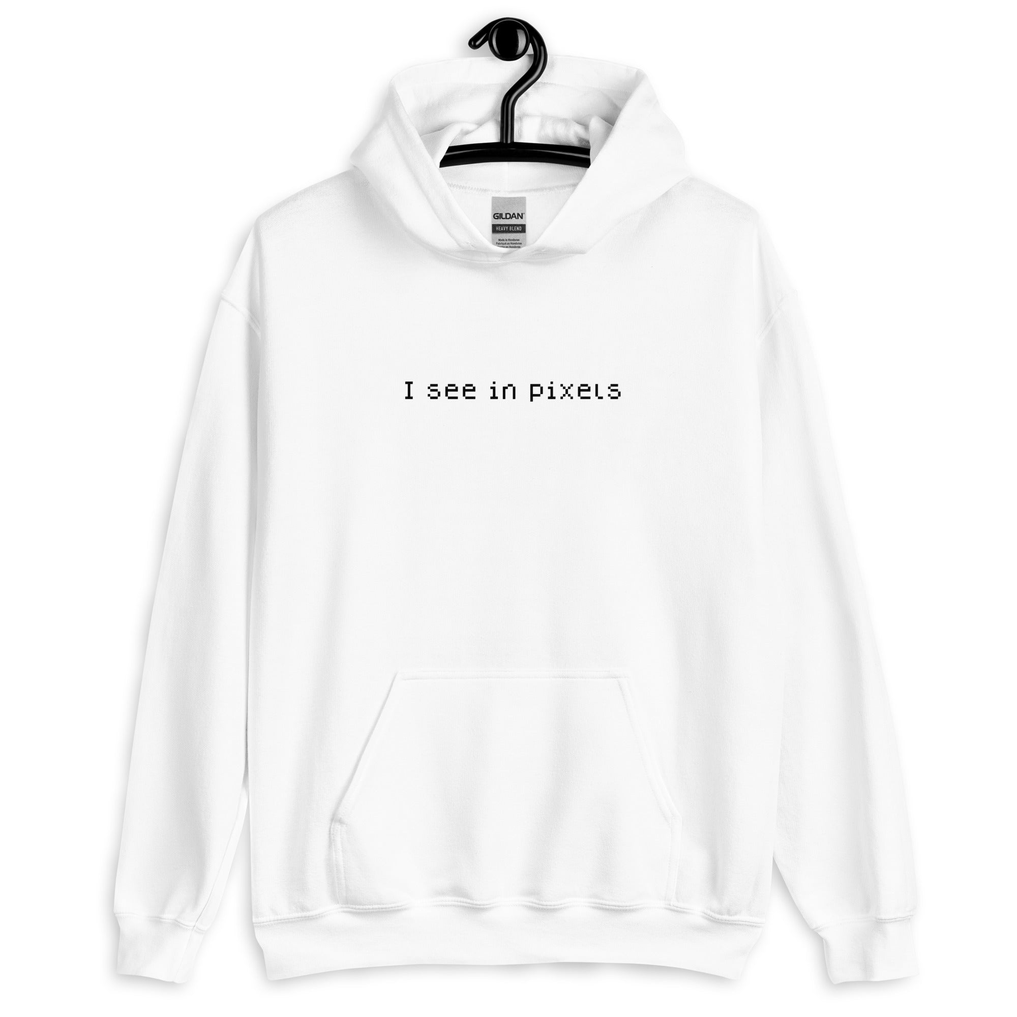 I See In Pixels | Unisex Hoodie Threads and Thistles Inventory