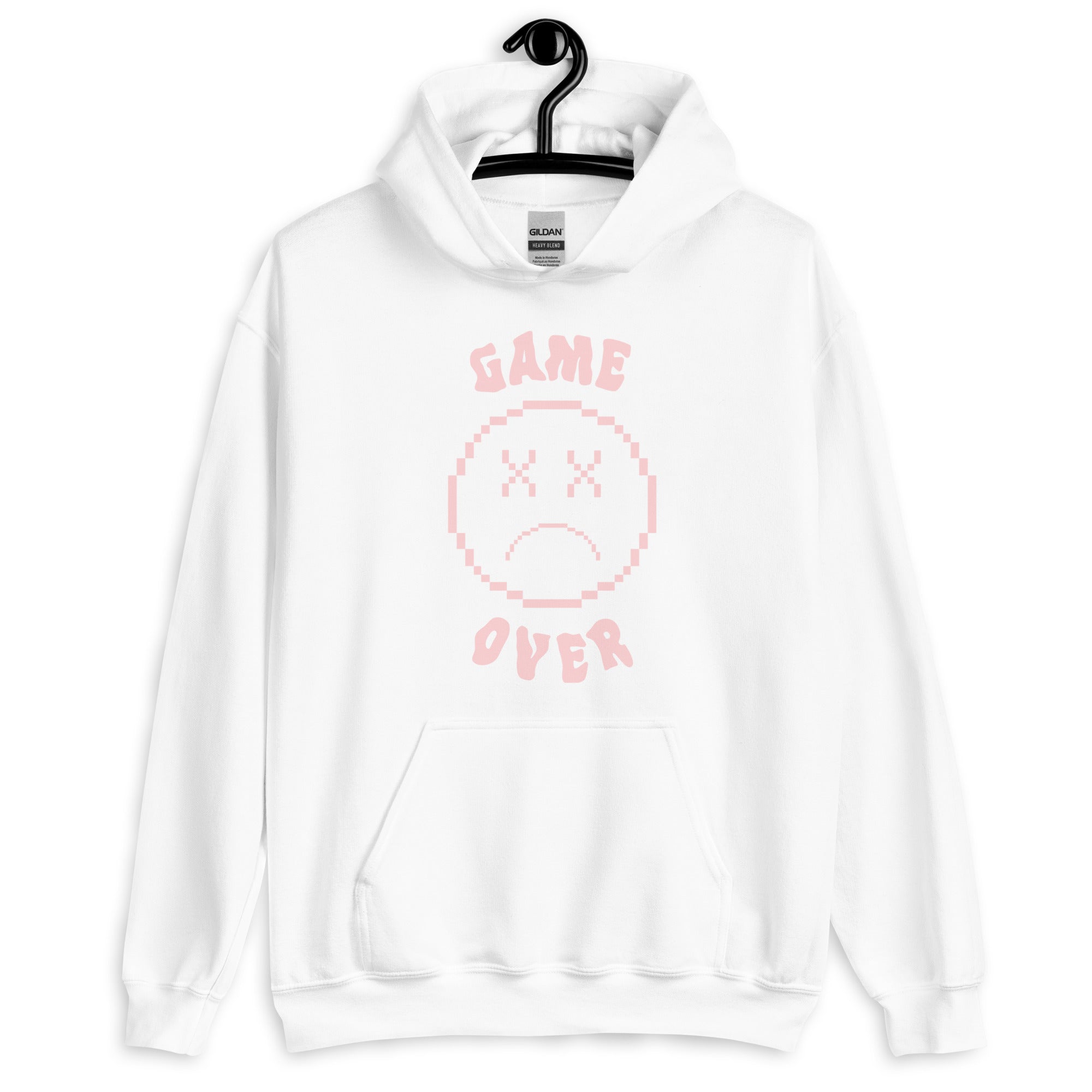 Game Over Smiley | Unisex Hoodie Threads and Thistles Inventory