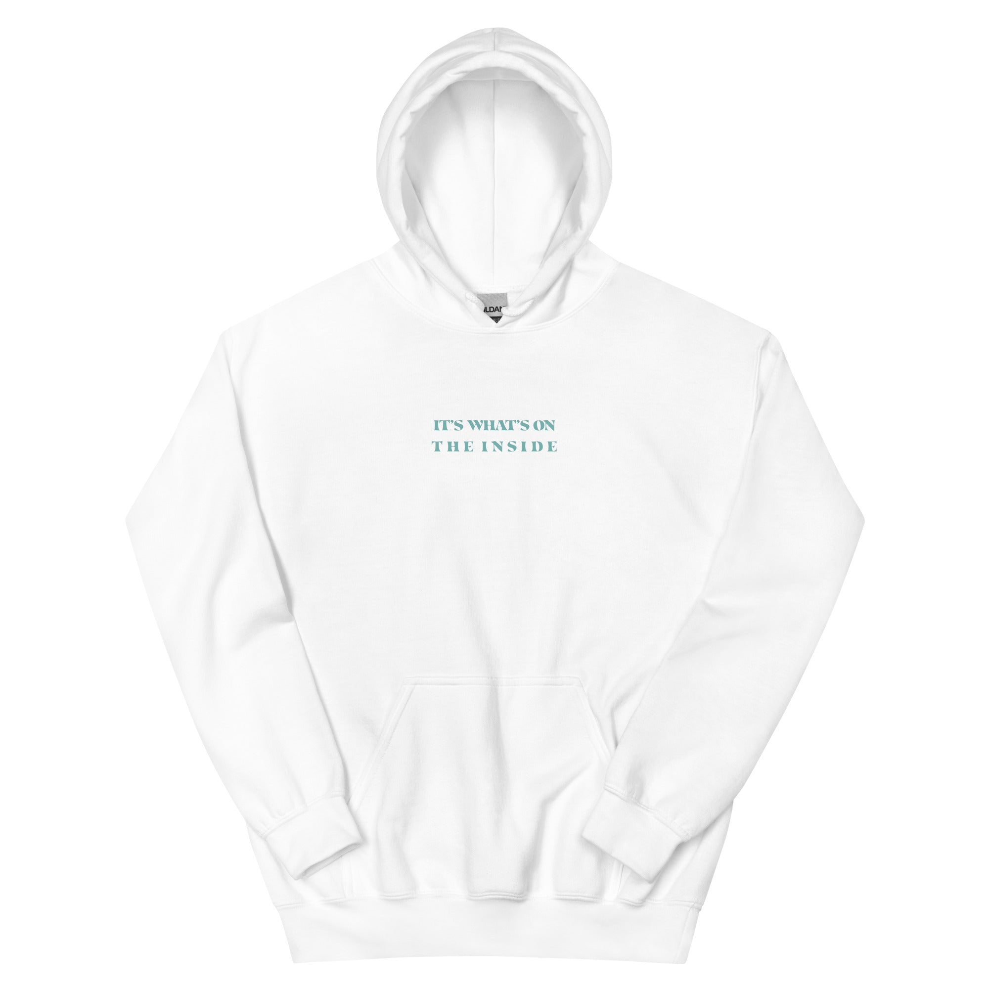 On The Inside | Unisex Hoodie Hoodie Threads and Thistles Inventory White S