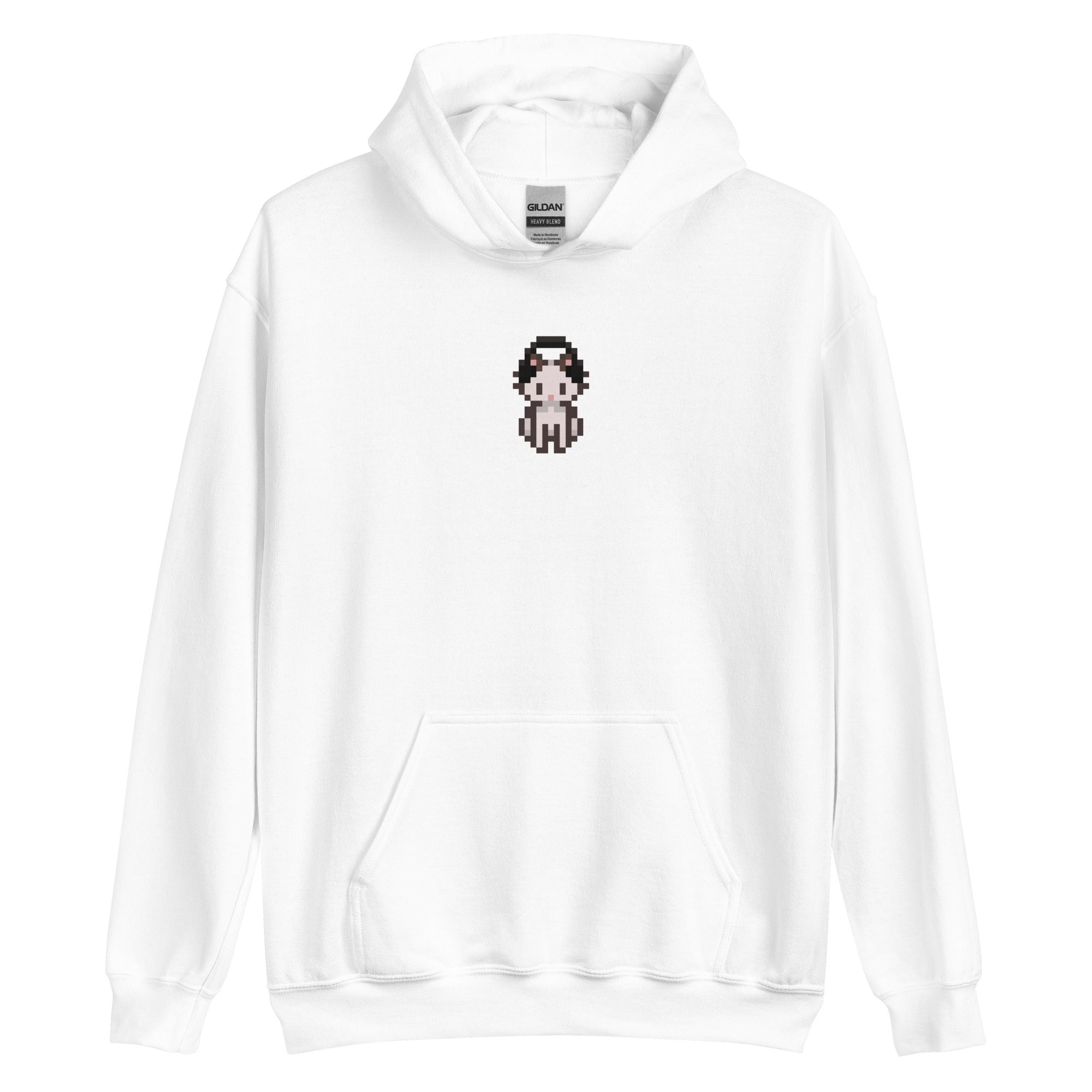 Gamer Kitty | Unisex Hoodie | Cozy Gamer Threads & Thistles Inventory White S