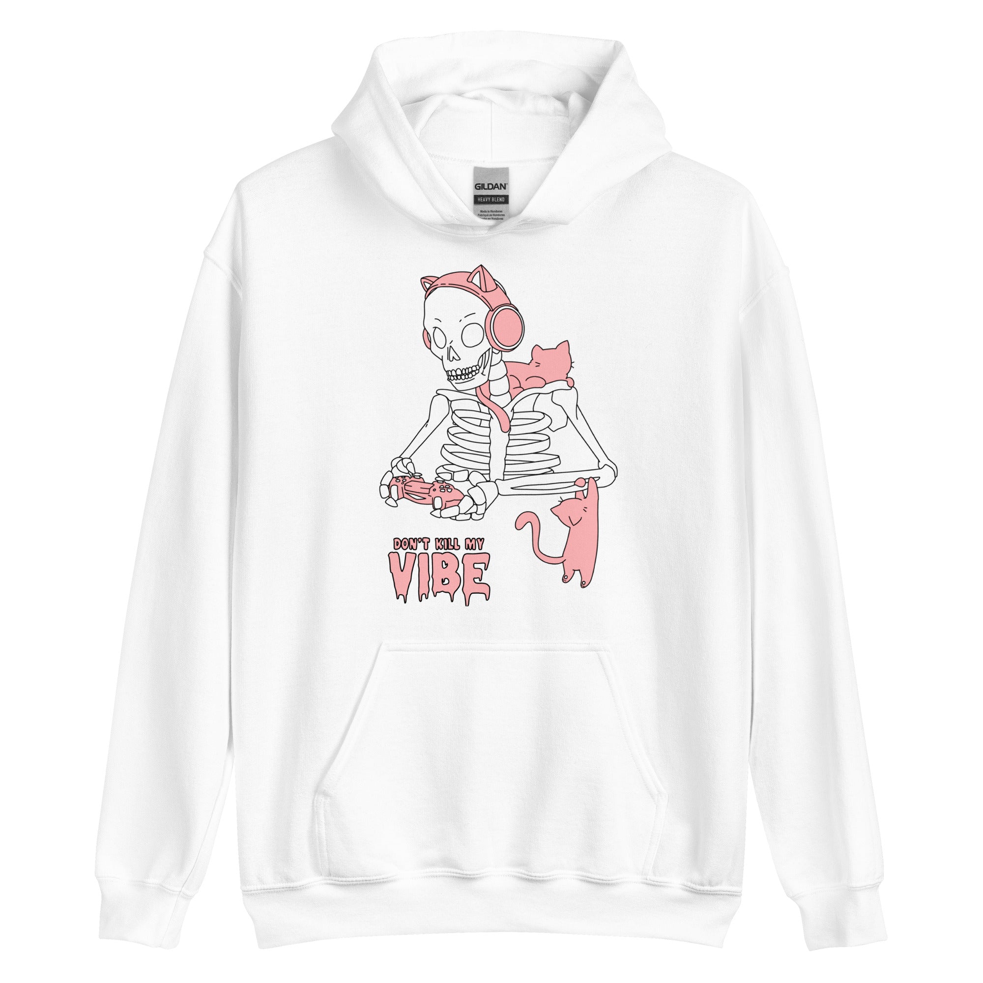 Don't Kill my Vibe | Fall Unisex Hoodie Threads & Thistles Inventory White S