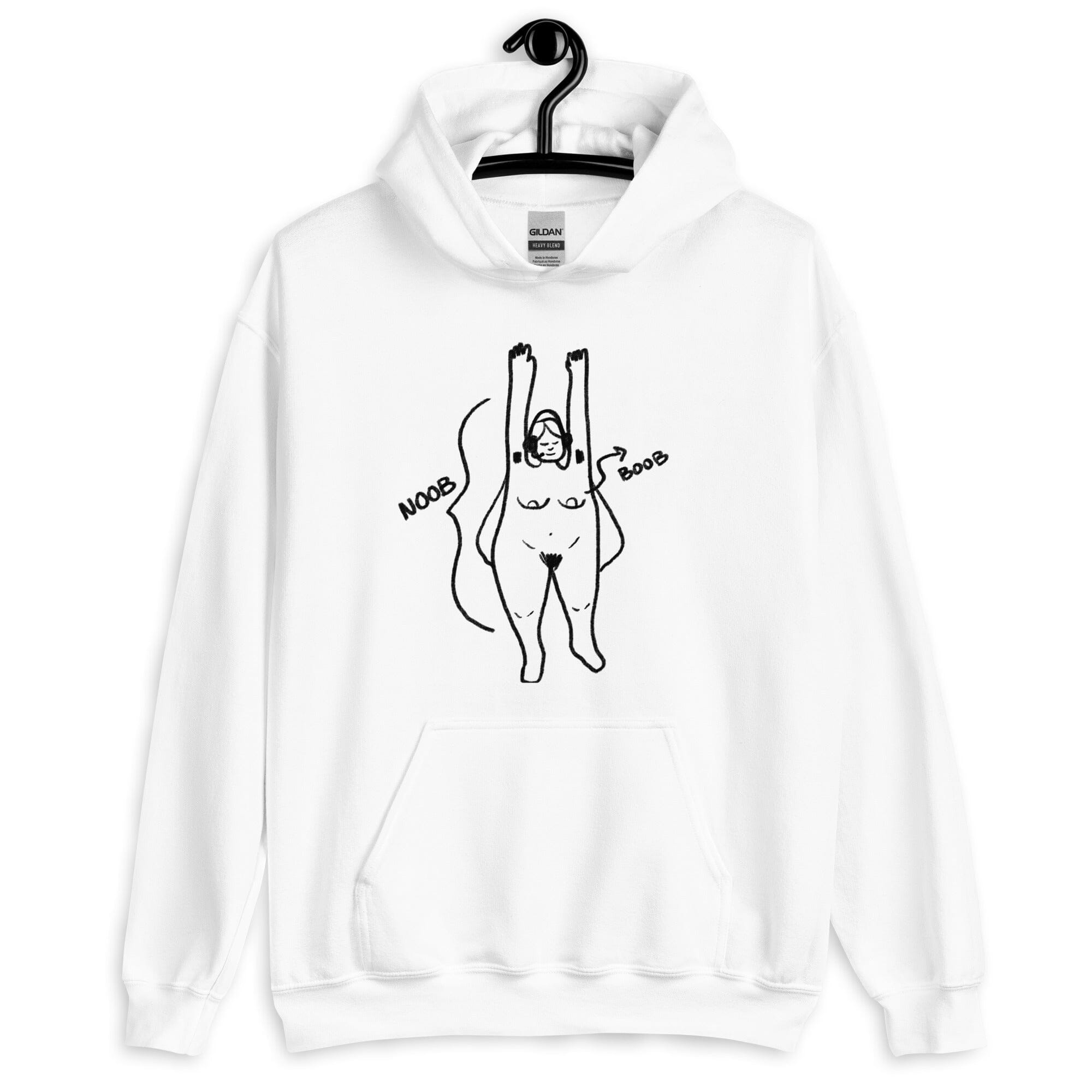 Noob Anatomy | Unisex Hoodie | Feminist Gamer Threads & Thistles Inventory