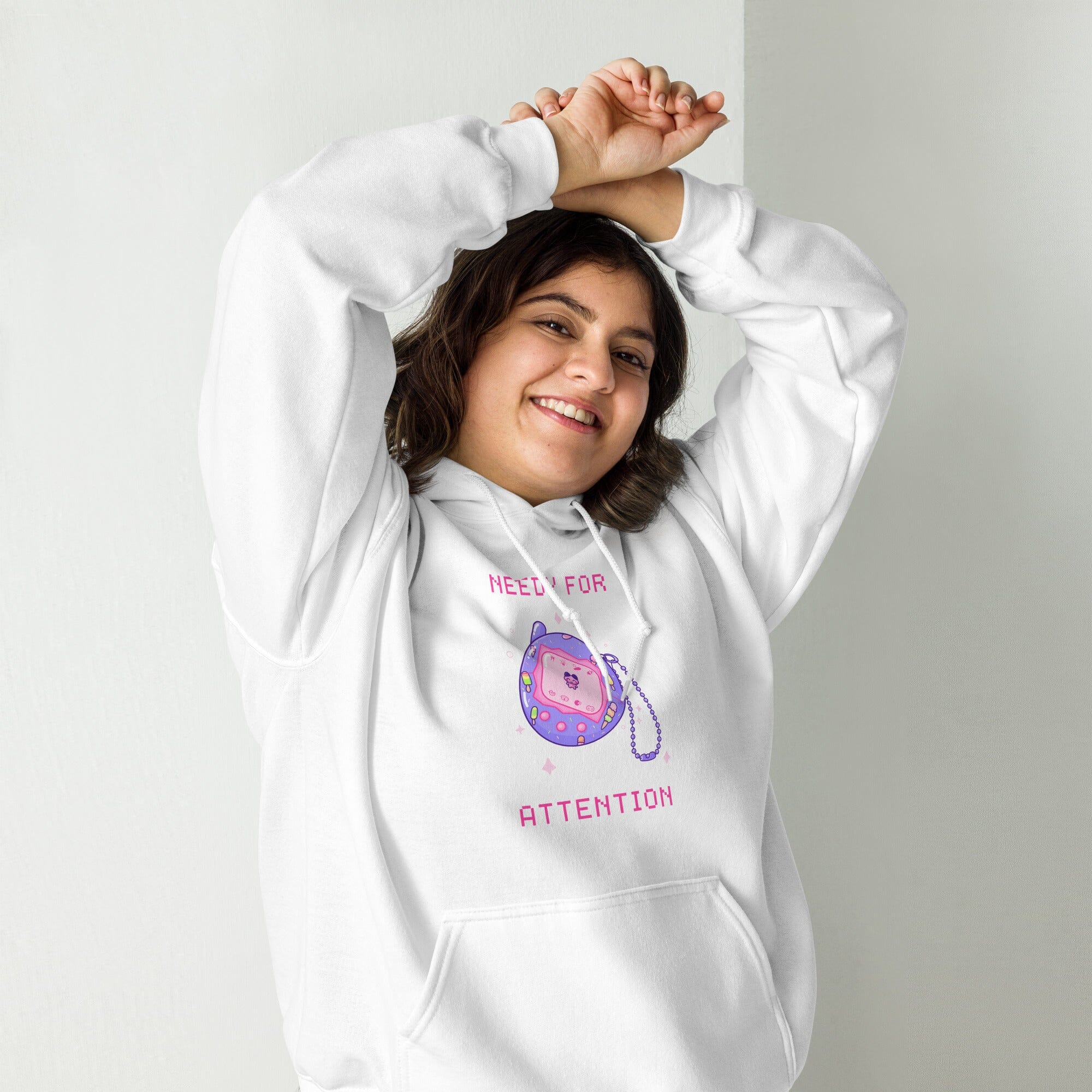 Needy for Attention | Unisex Hoodie | Retro Gaming Threads & Thistles Inventory