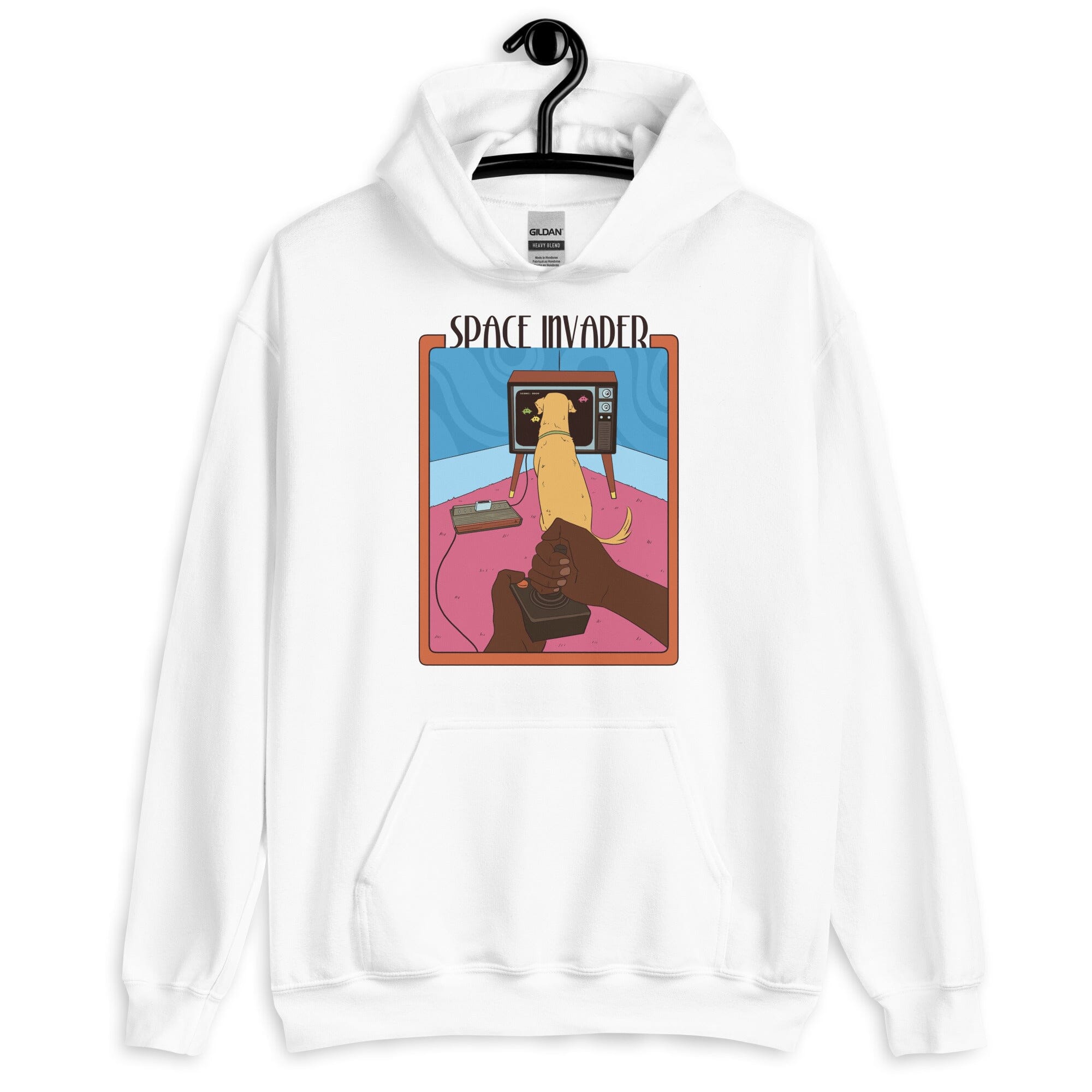 Space Invader | Unisex Hoodie | Retro Gaming Threads & Thistles Inventory